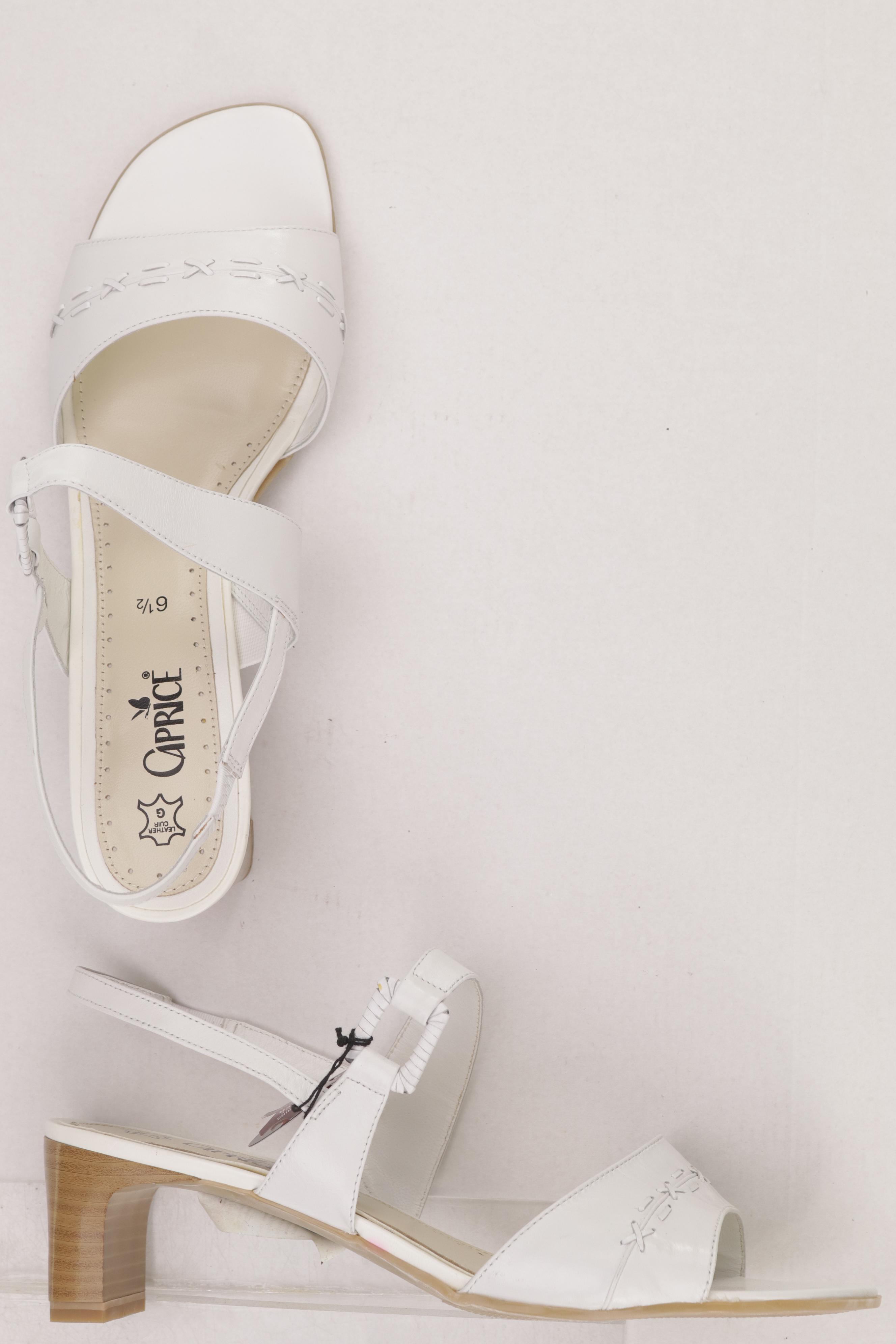 

Caprice Damen Sandale, weiß, Gr. 6.5