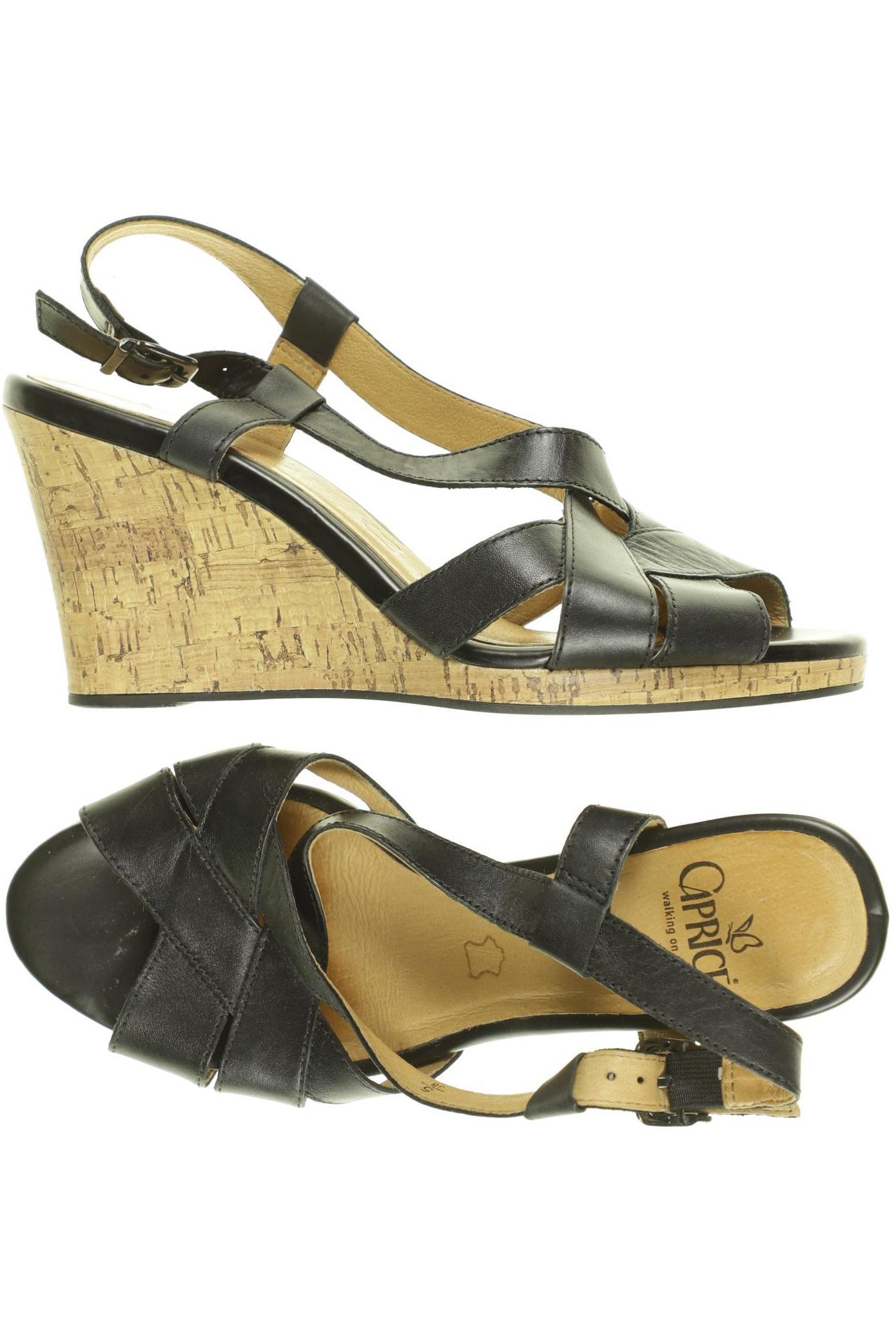 

Caprice Damen Sandale, schwarz, Gr. 38