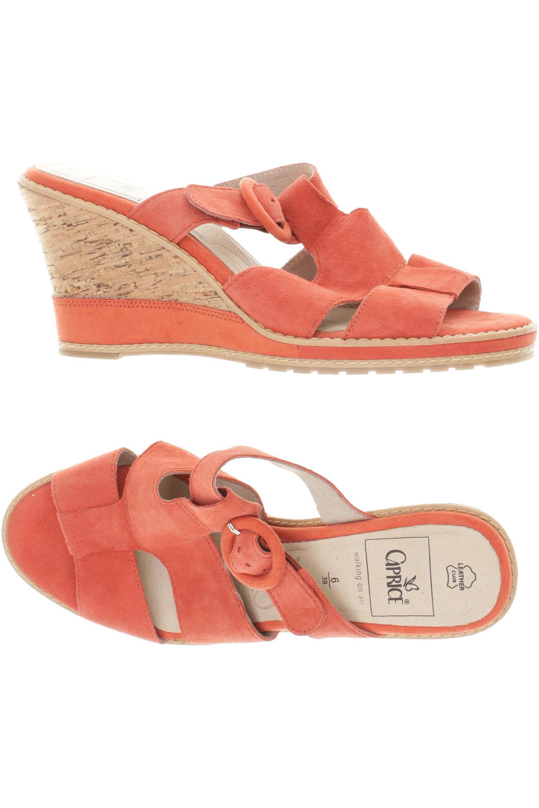 

Caprice Damen Sandale, orange, Gr. 6