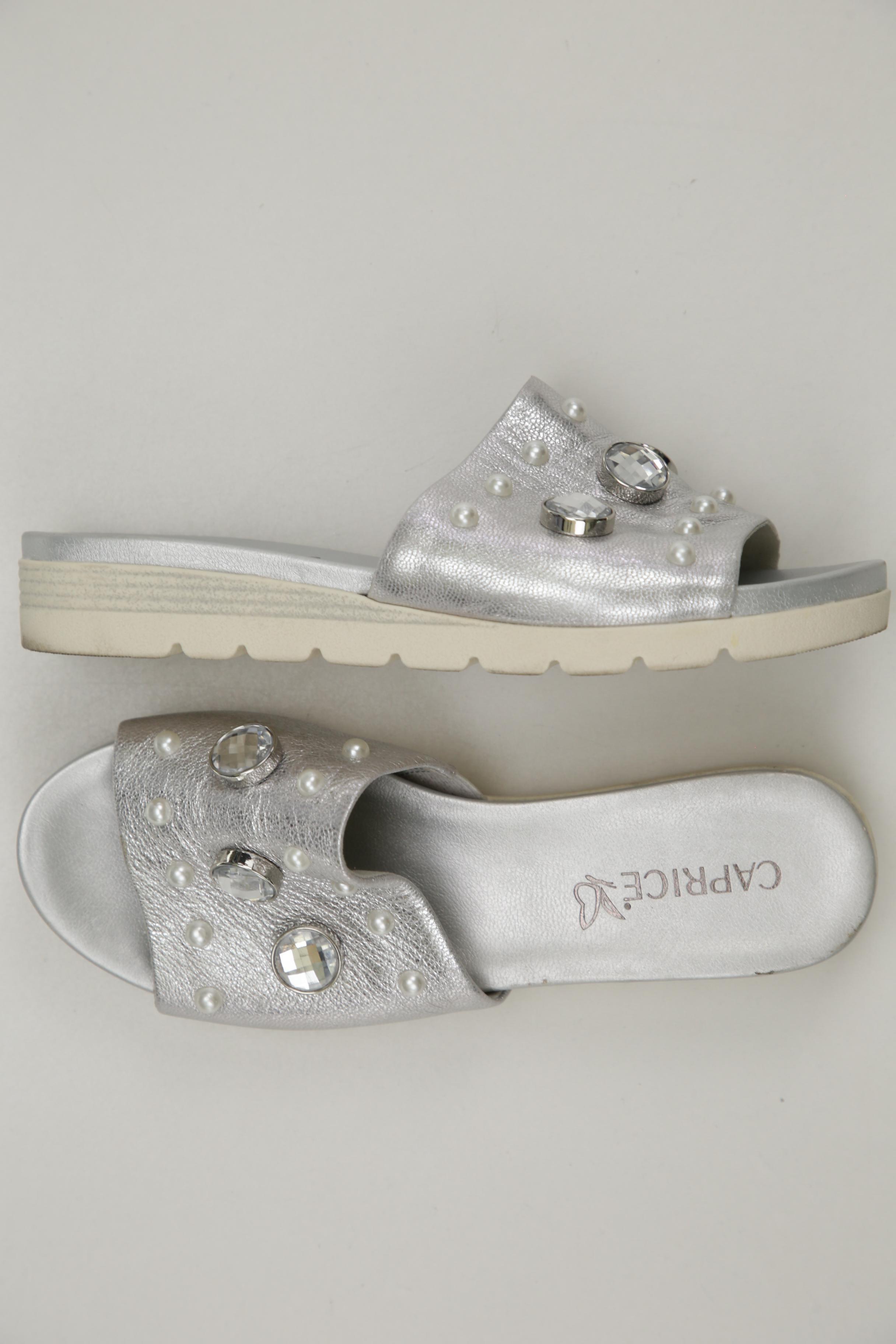 

Caprice Damen Sandale, silber, Gr. 5