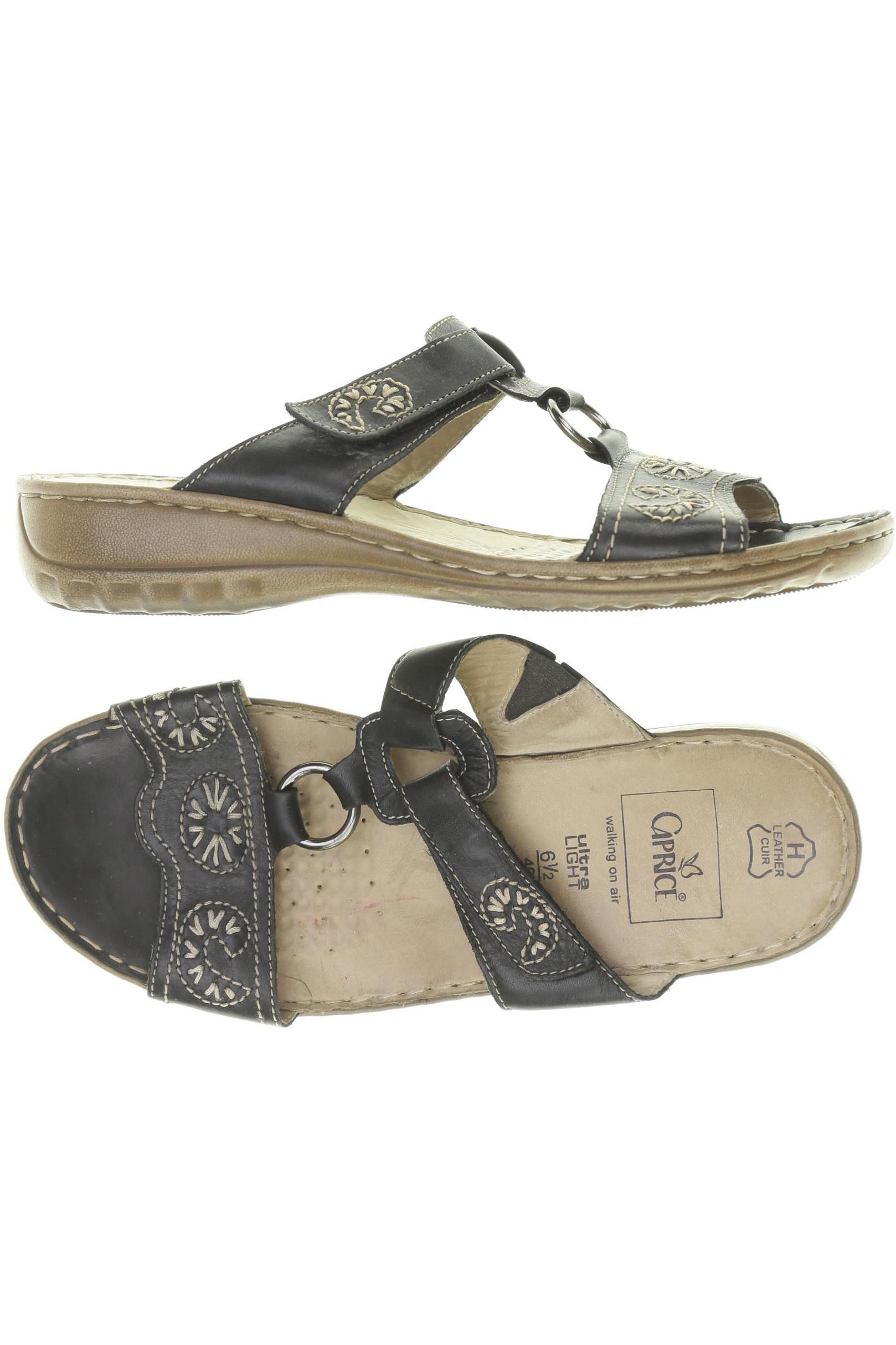 

Caprice Damen Sandale, schwarz, Gr. 6.5