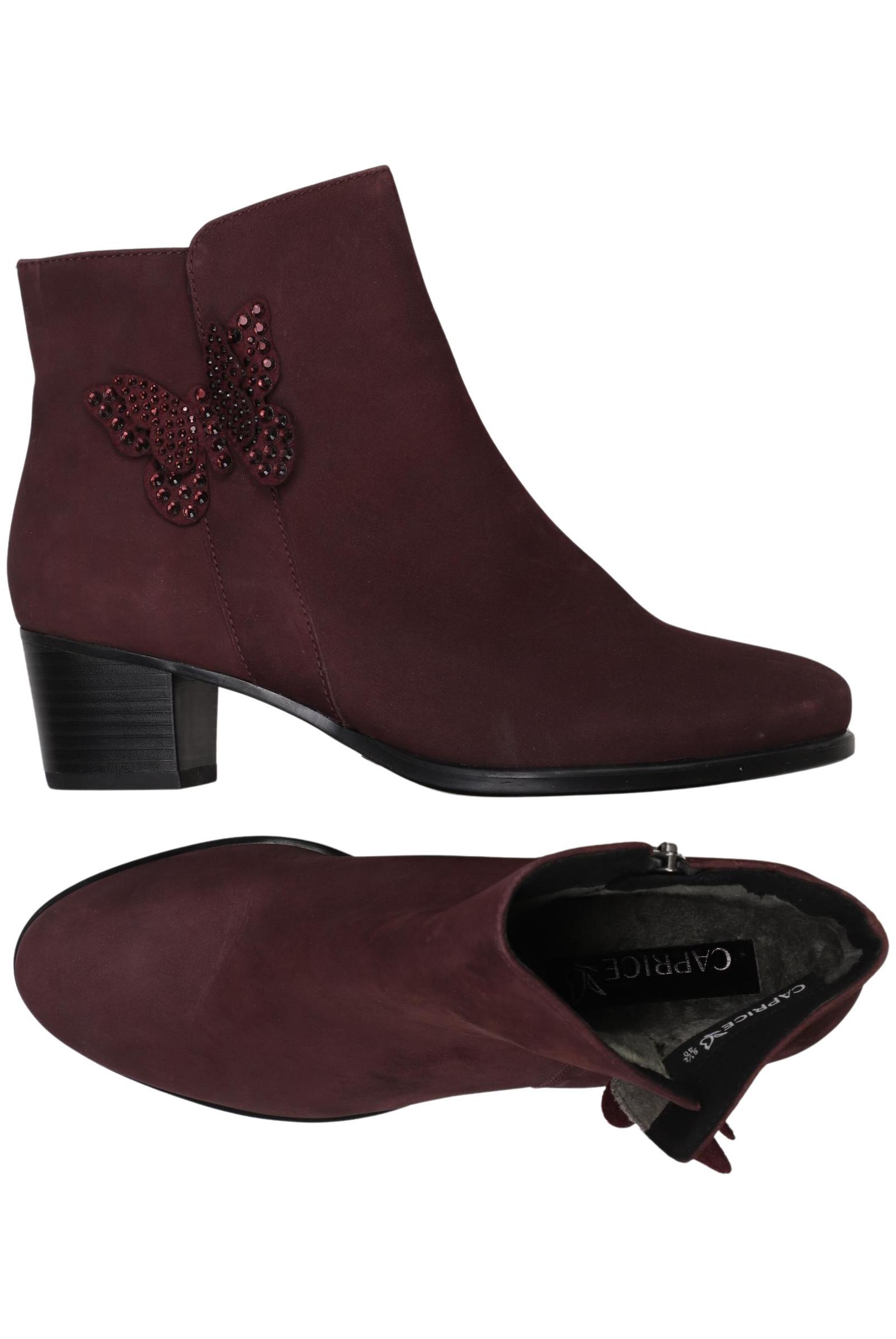 

Caprice Damen Stiefelette, bordeaux, Gr. 40