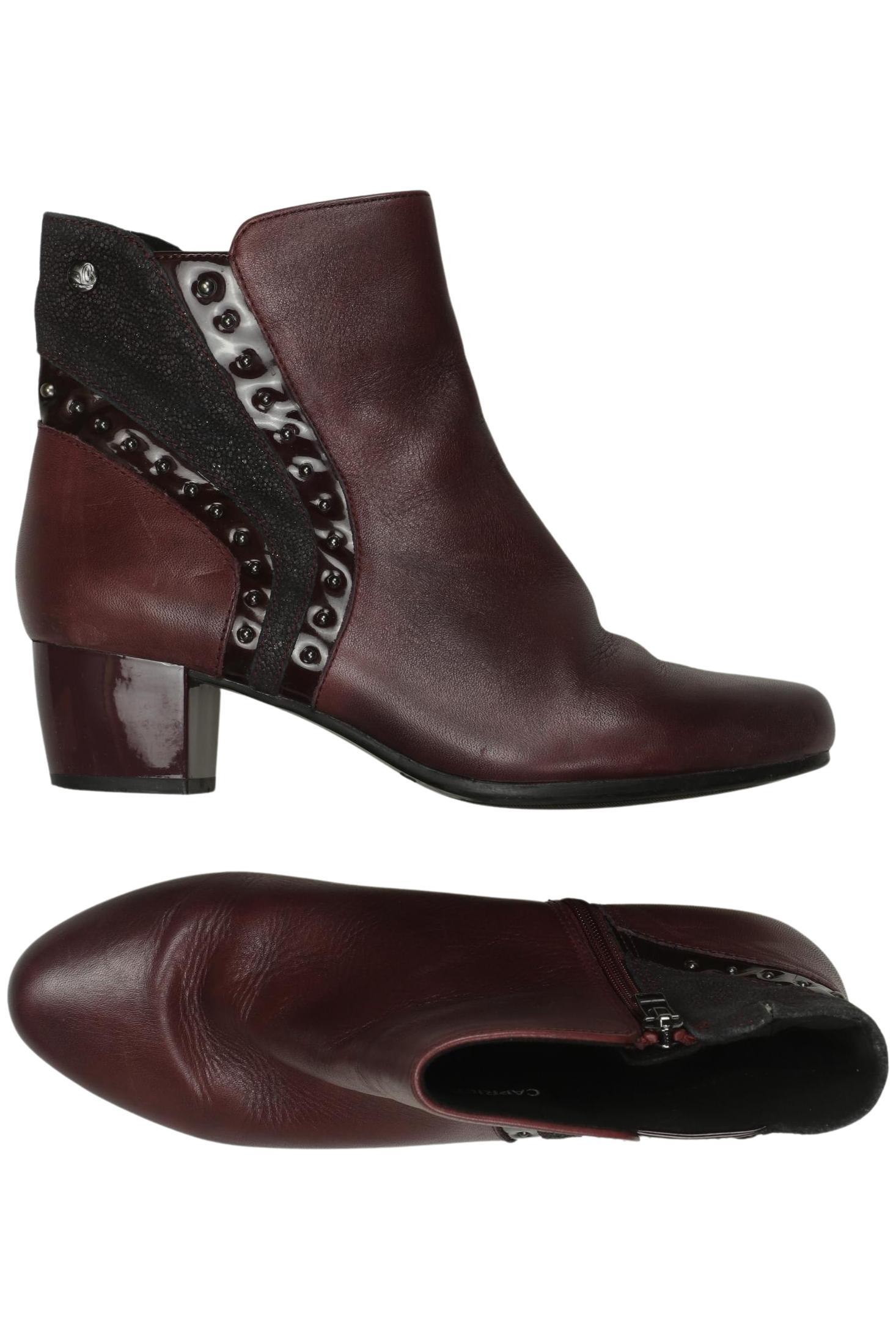 

Caprice Damen Stiefelette, bordeaux, Gr. 5