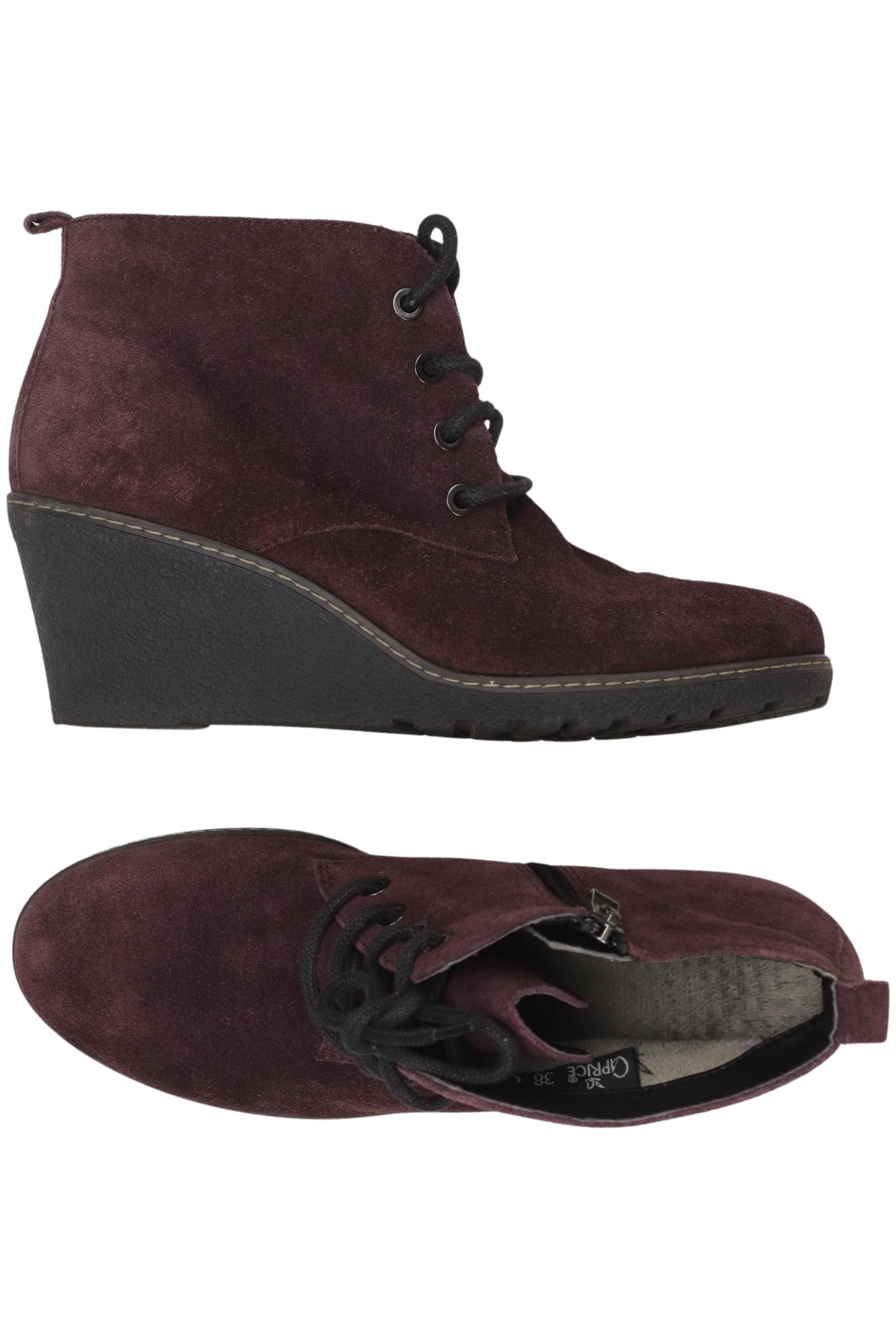 

Caprice Damen Stiefelette, bordeaux, Gr. 38
