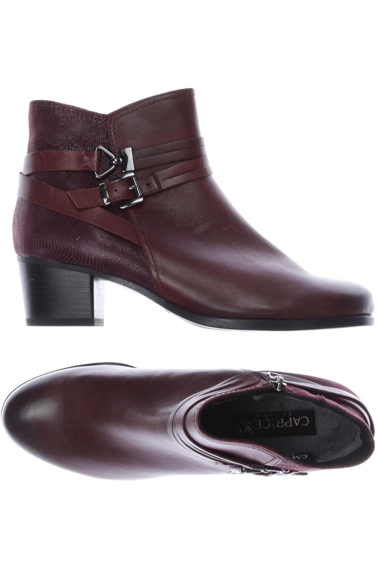 

Caprice Damen Stiefelette, bordeaux, Gr. 40.5