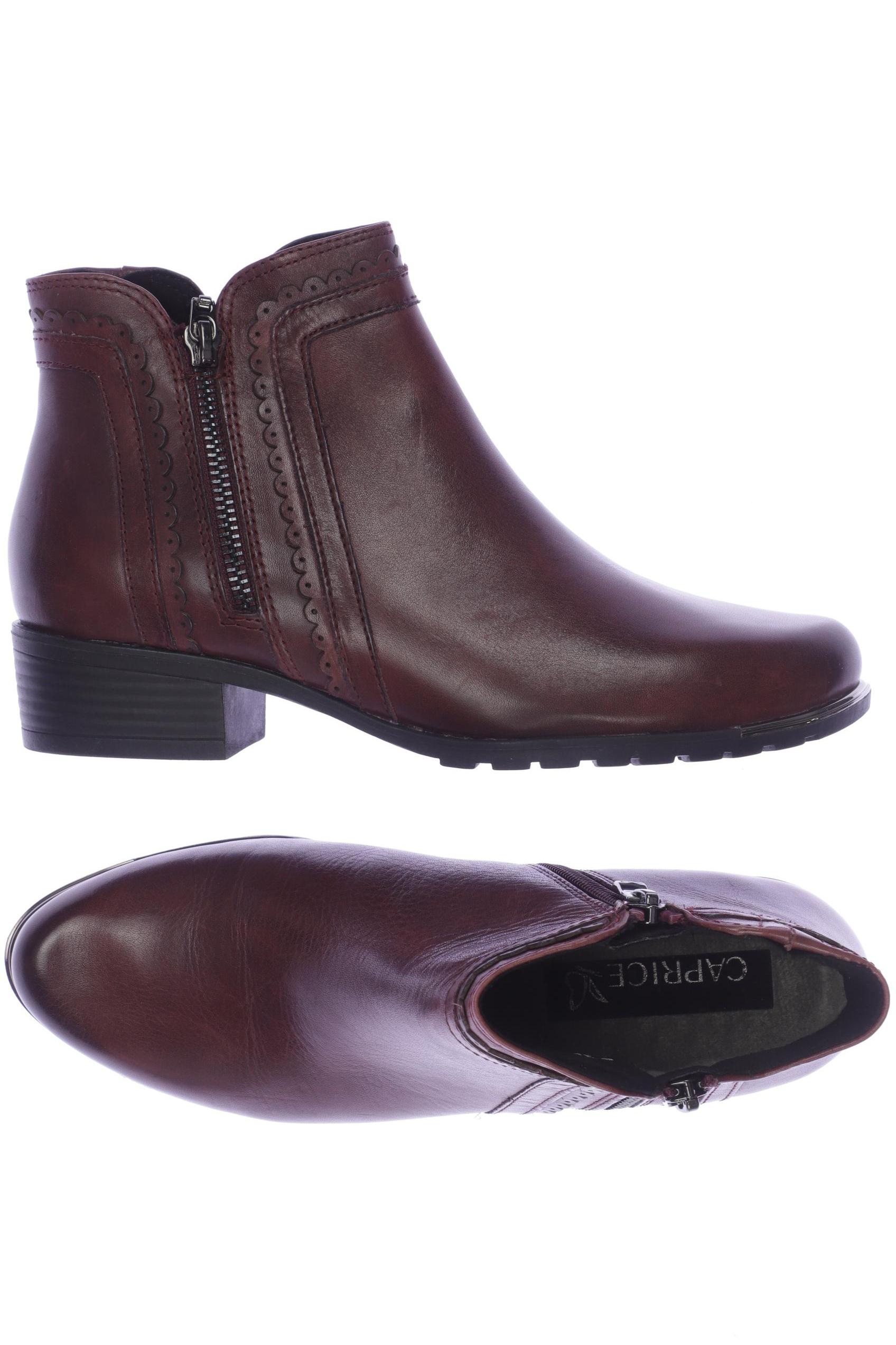 

Caprice Damen Stiefelette, bordeaux, Gr. 3.5