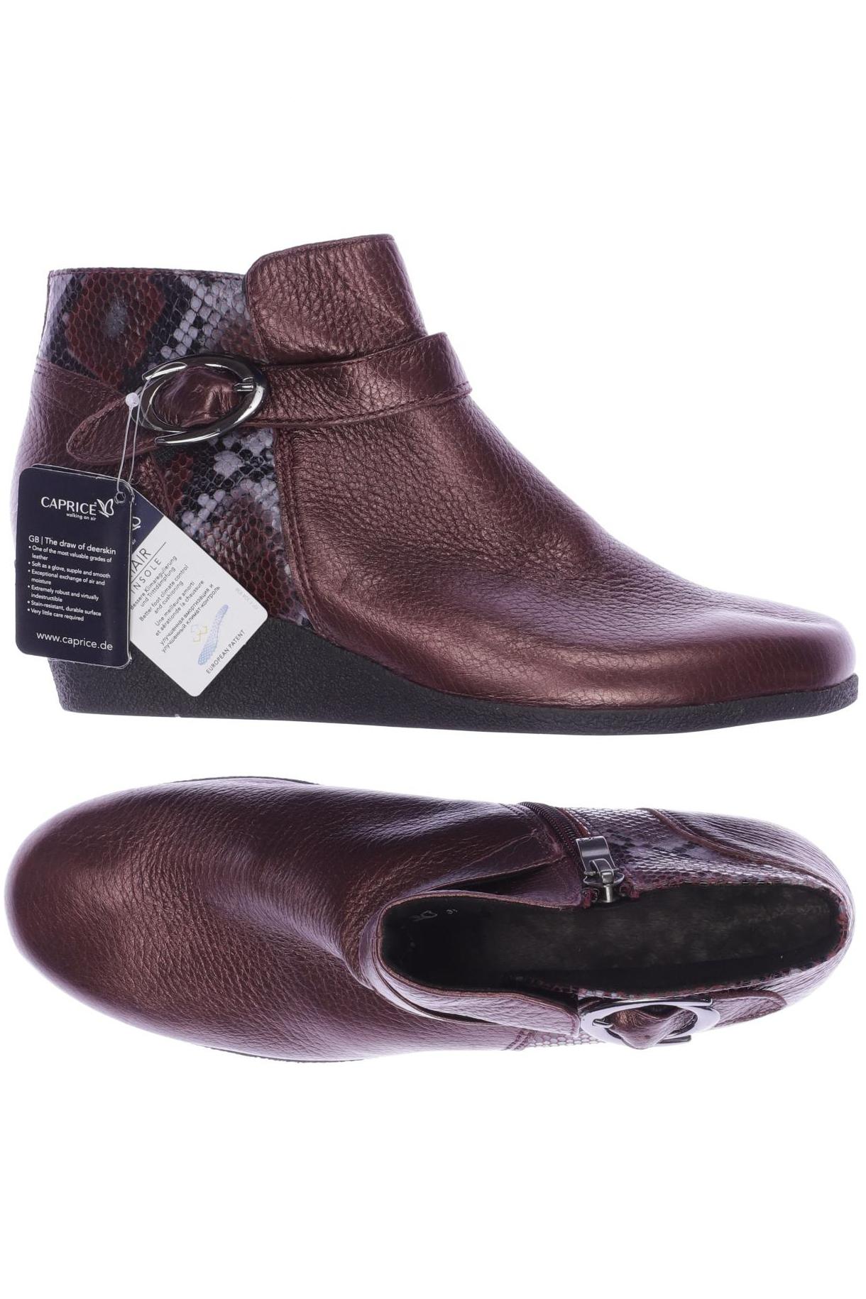 

Caprice Damen Stiefelette, bordeaux, Gr. 37
