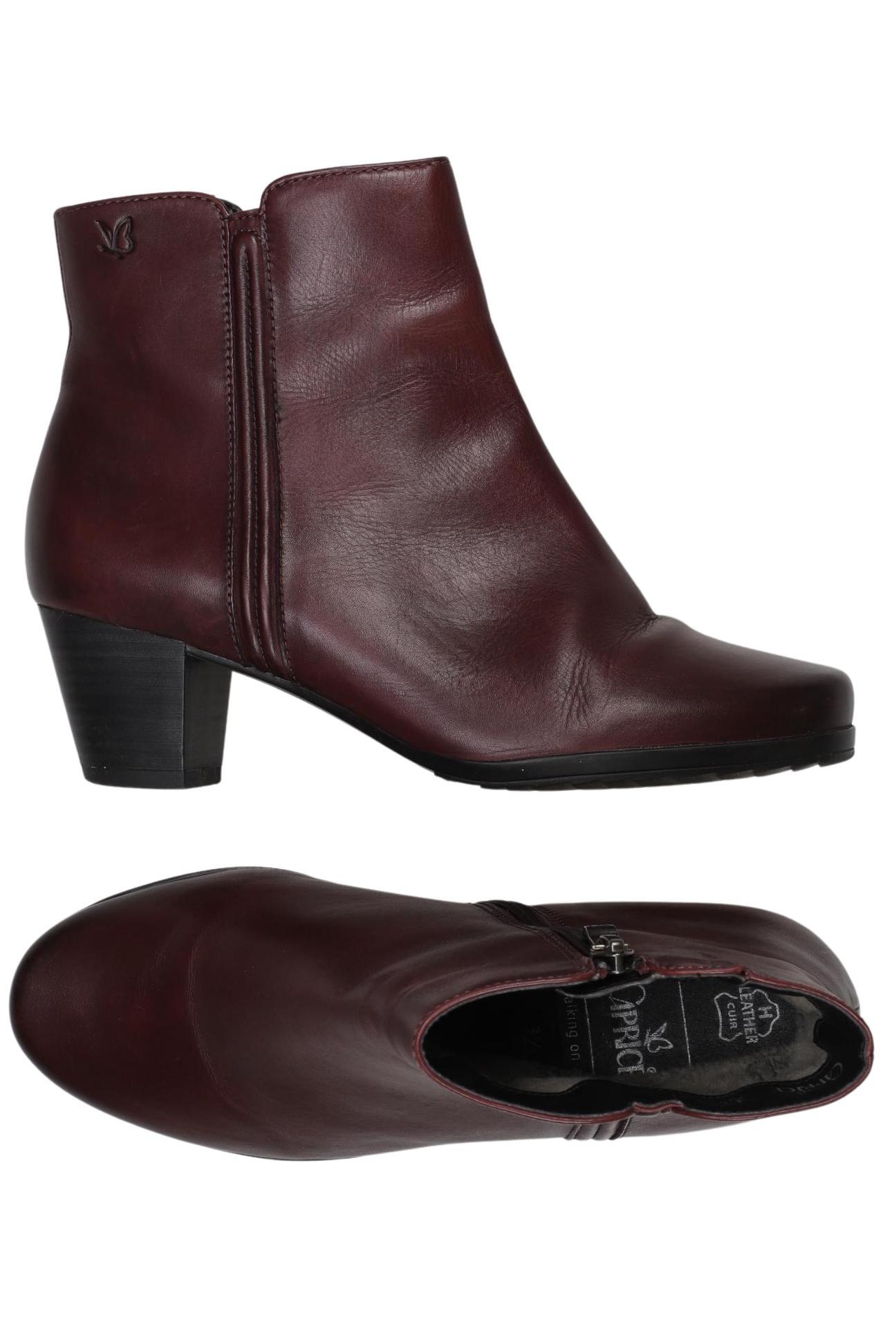 

Caprice Damen Stiefelette, bordeaux, Gr. 3.5