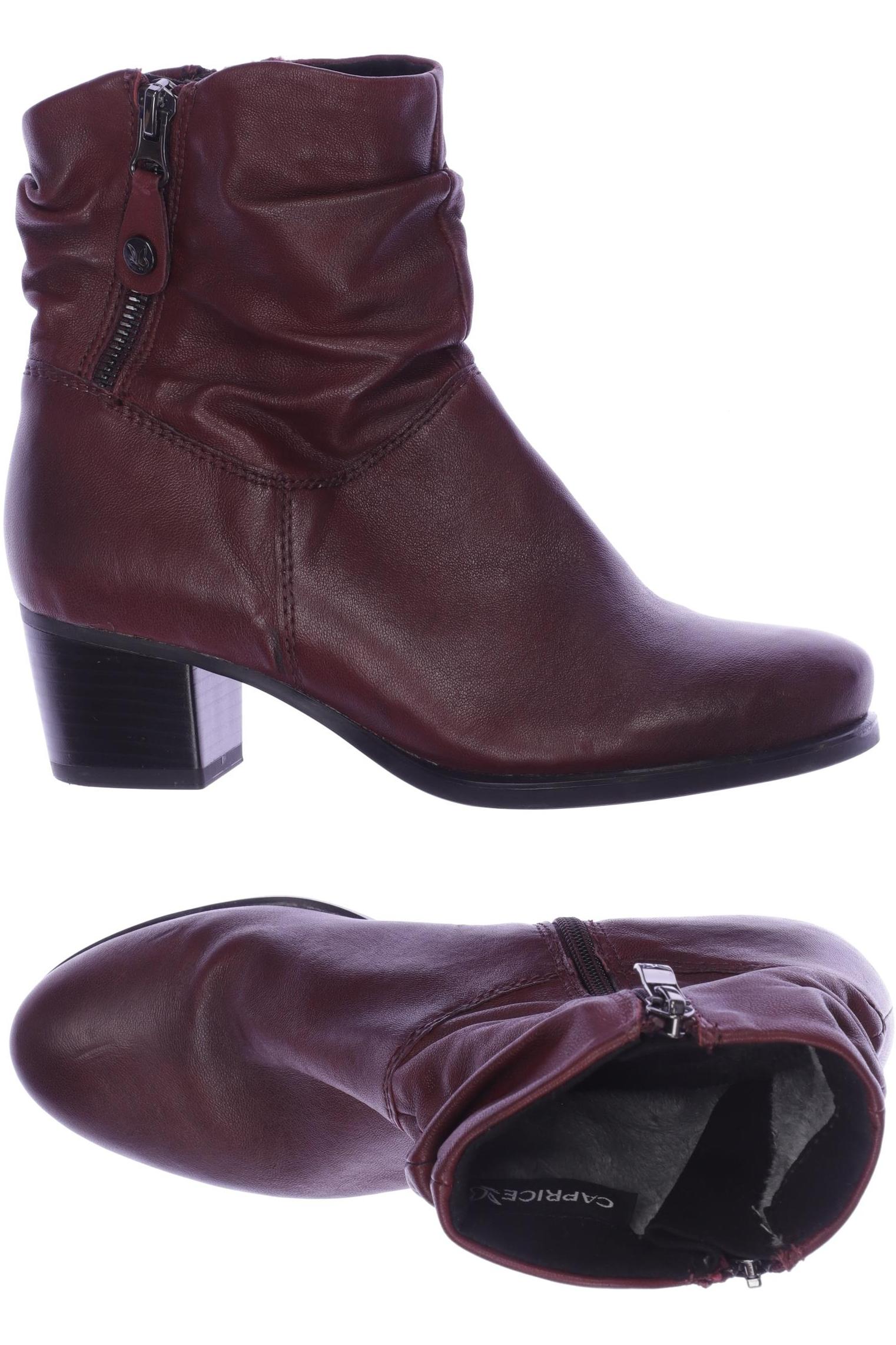 

Caprice Damen Stiefelette, bordeaux, Gr. 3