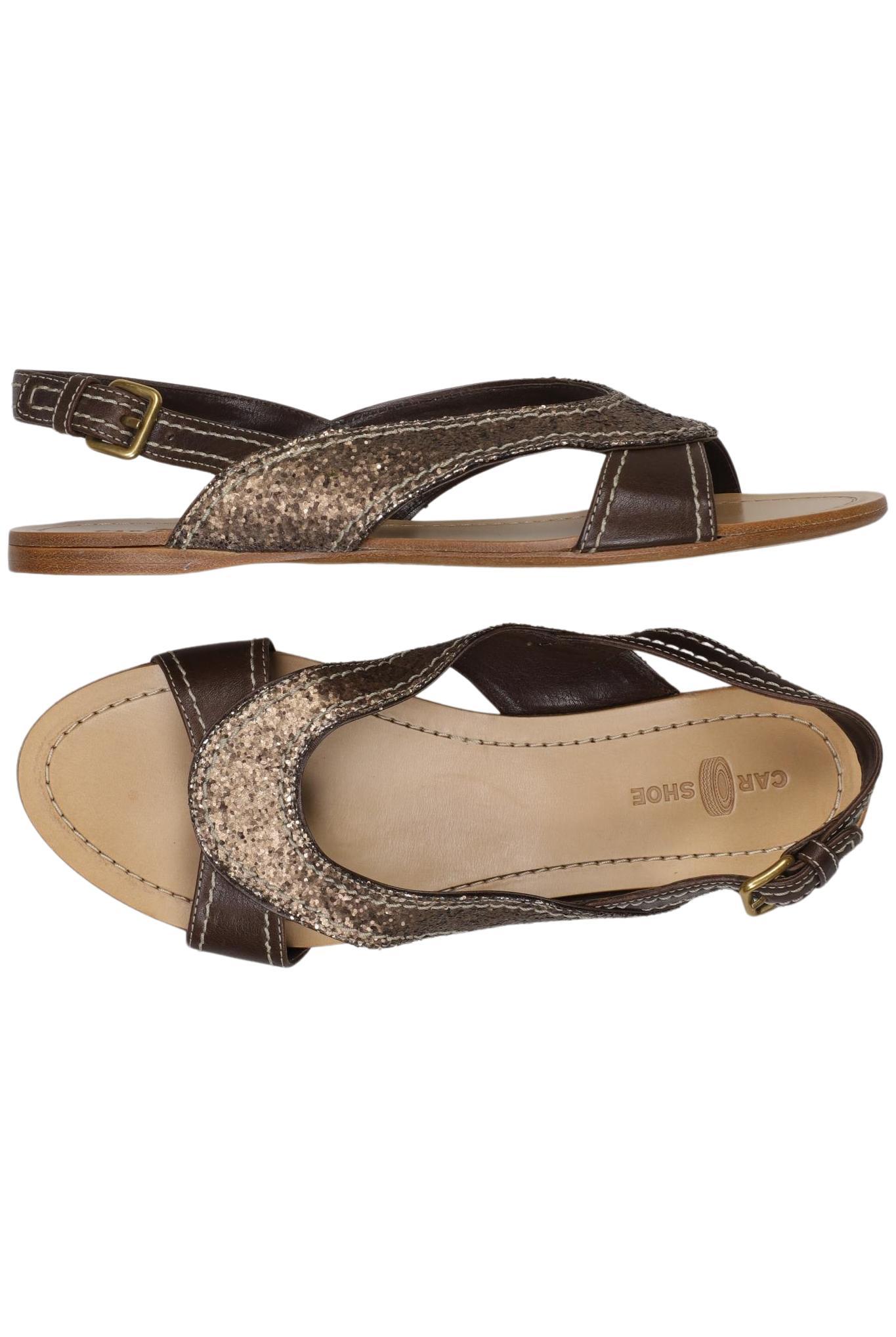 

Car Shoe Damen Sandale, braun, Gr. 39