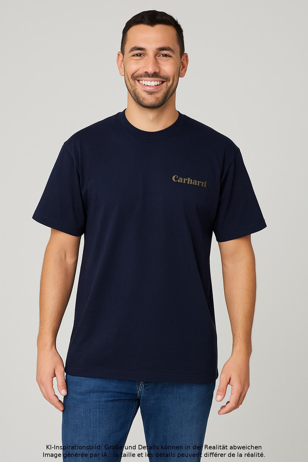 

Carhartt Herren T-Shirt, marineblau, Gr. 52