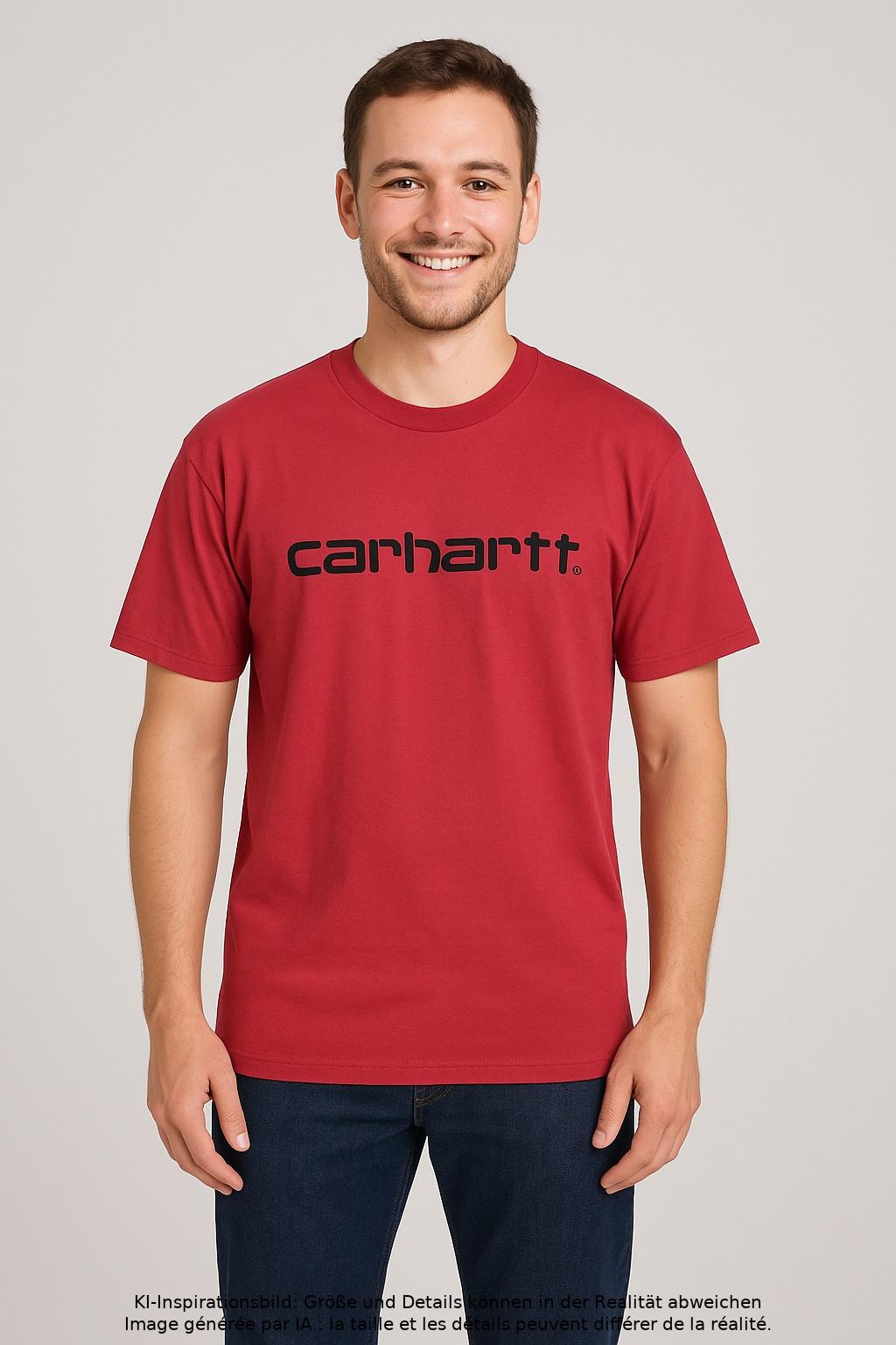 Thumbnail - Carhartt Herren T-Shirt, rot, Gr. 48