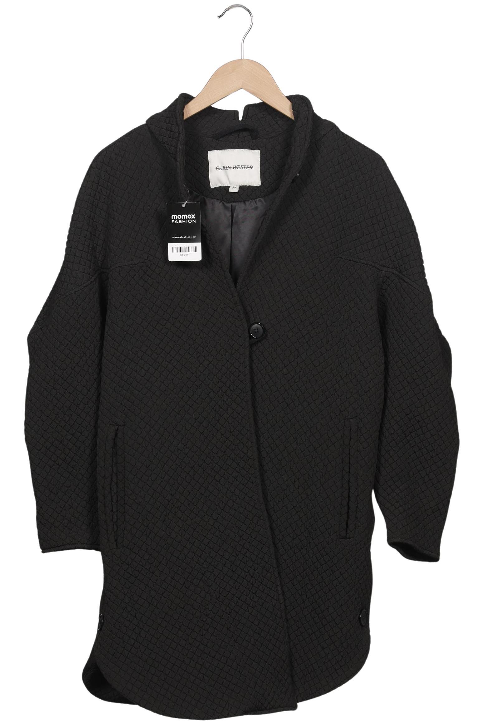 

Carin Wester Damen Mantel, schwarz, Gr. 34