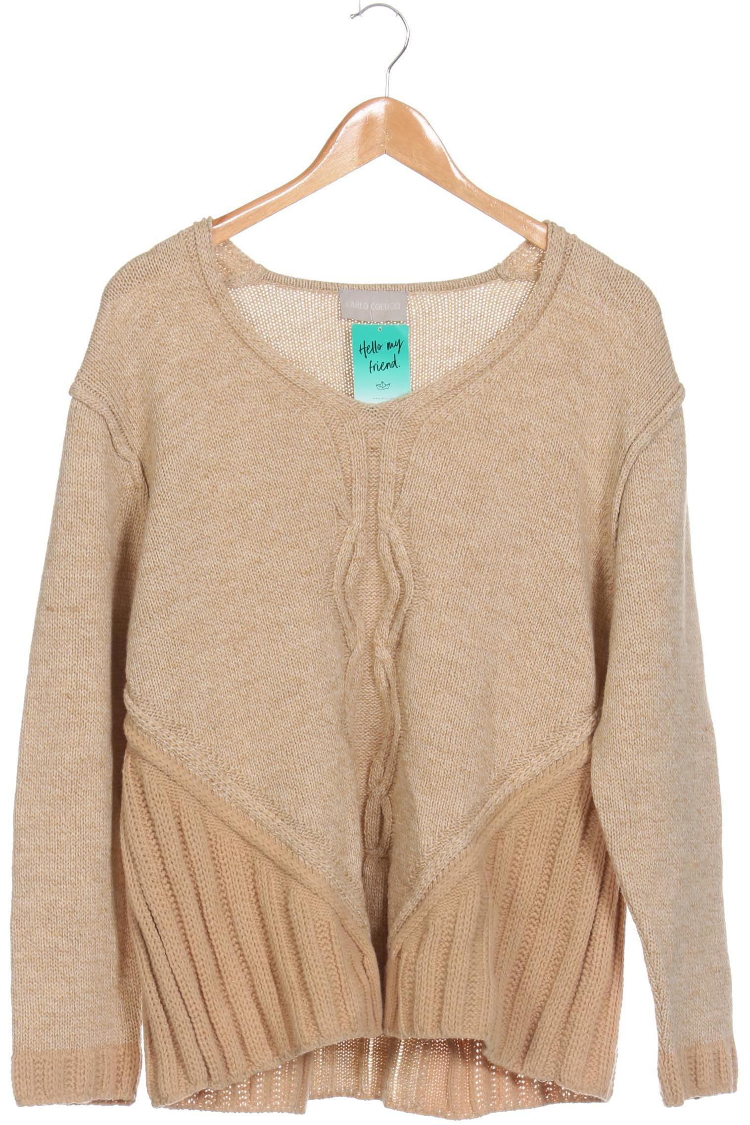 

Carlo Colucci Damen Pullover, braun, Gr. 46