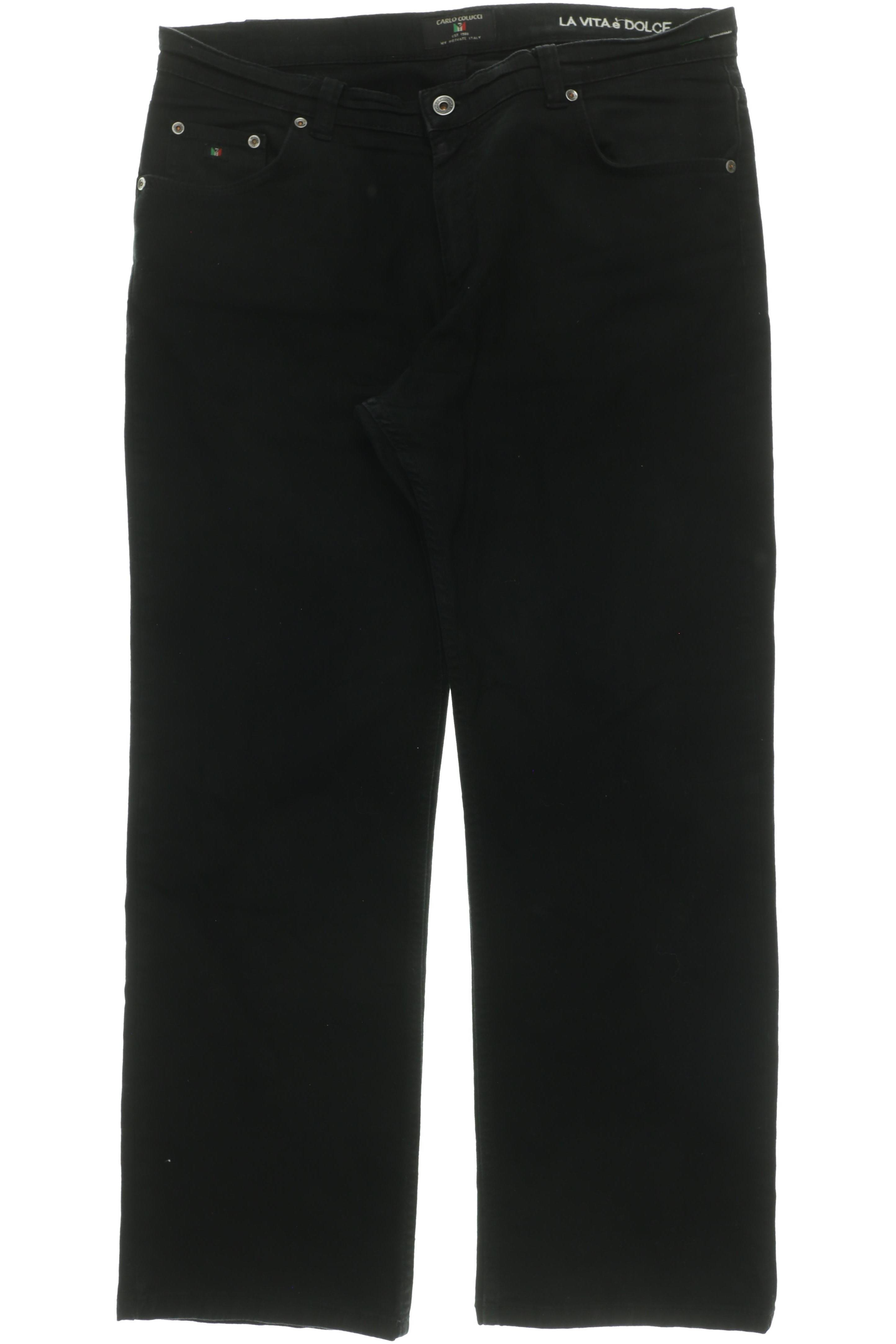 

Carlo Colucci Herren Jeans, schwarz, Gr. 36