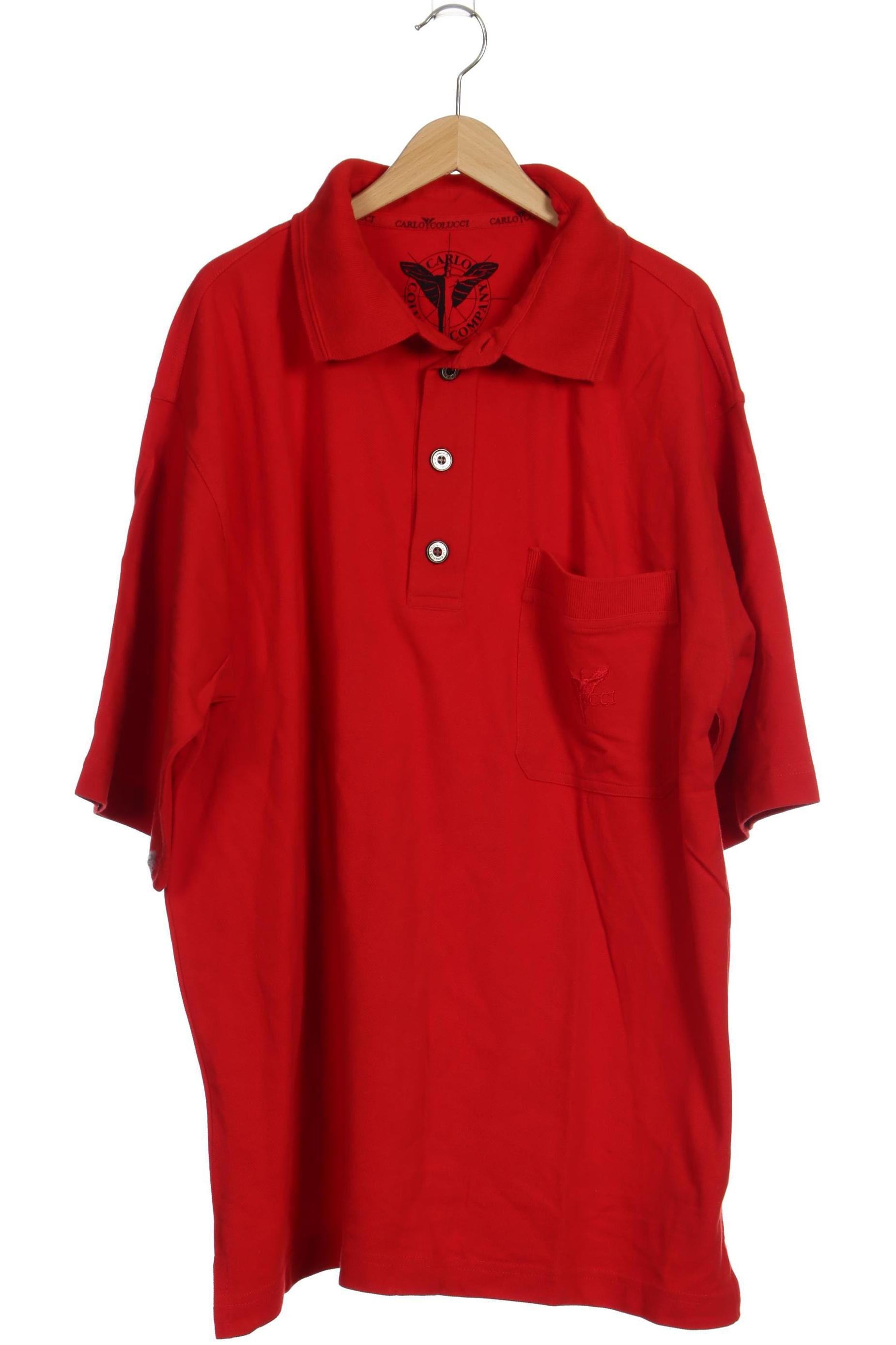 

Carlo Colucci Herren Poloshirt, rot, Gr.