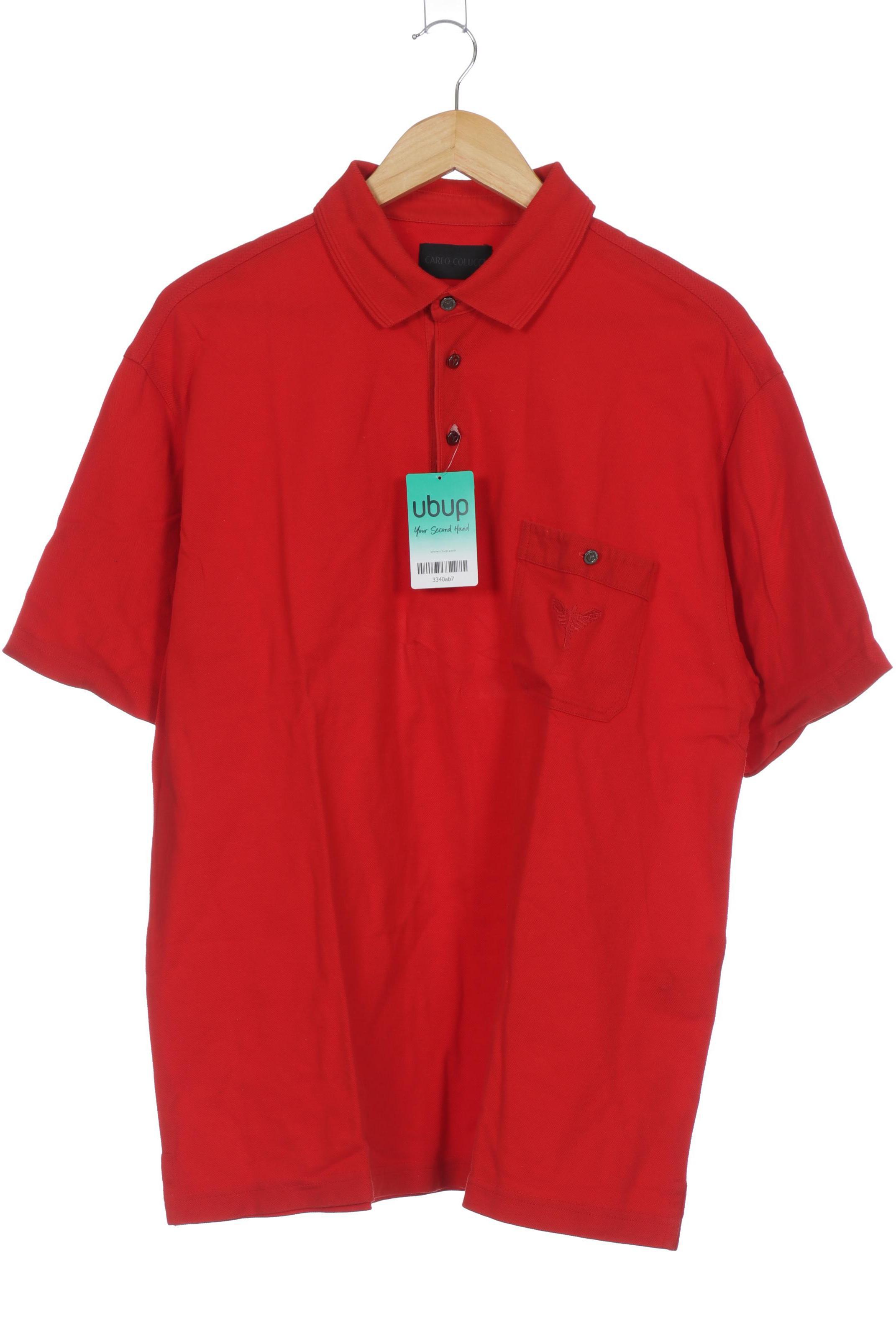 Thumbnail - Carlo Colucci Herren Poloshirt, rot, Gr.