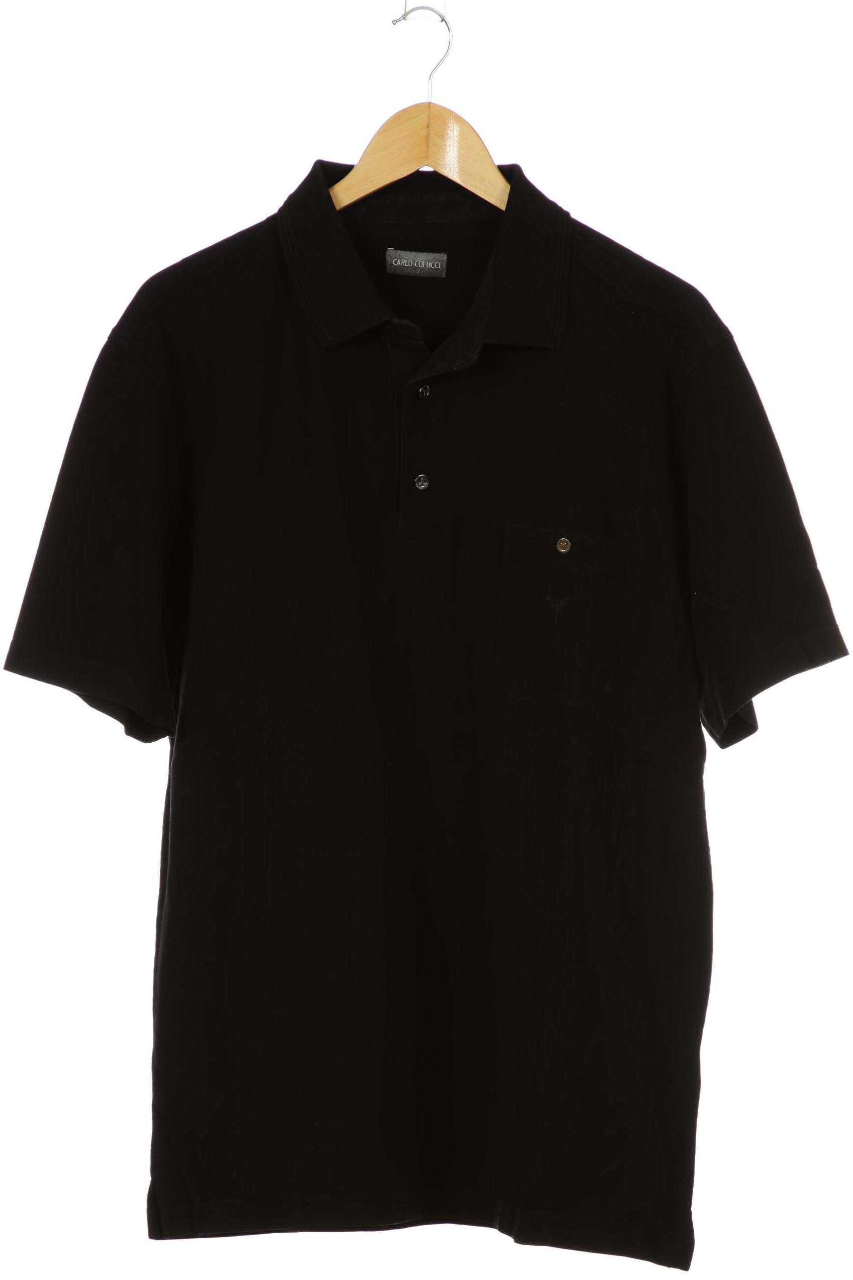 Thumbnail - Carlo Colucci Herren Poloshirt, schwarz, Gr.