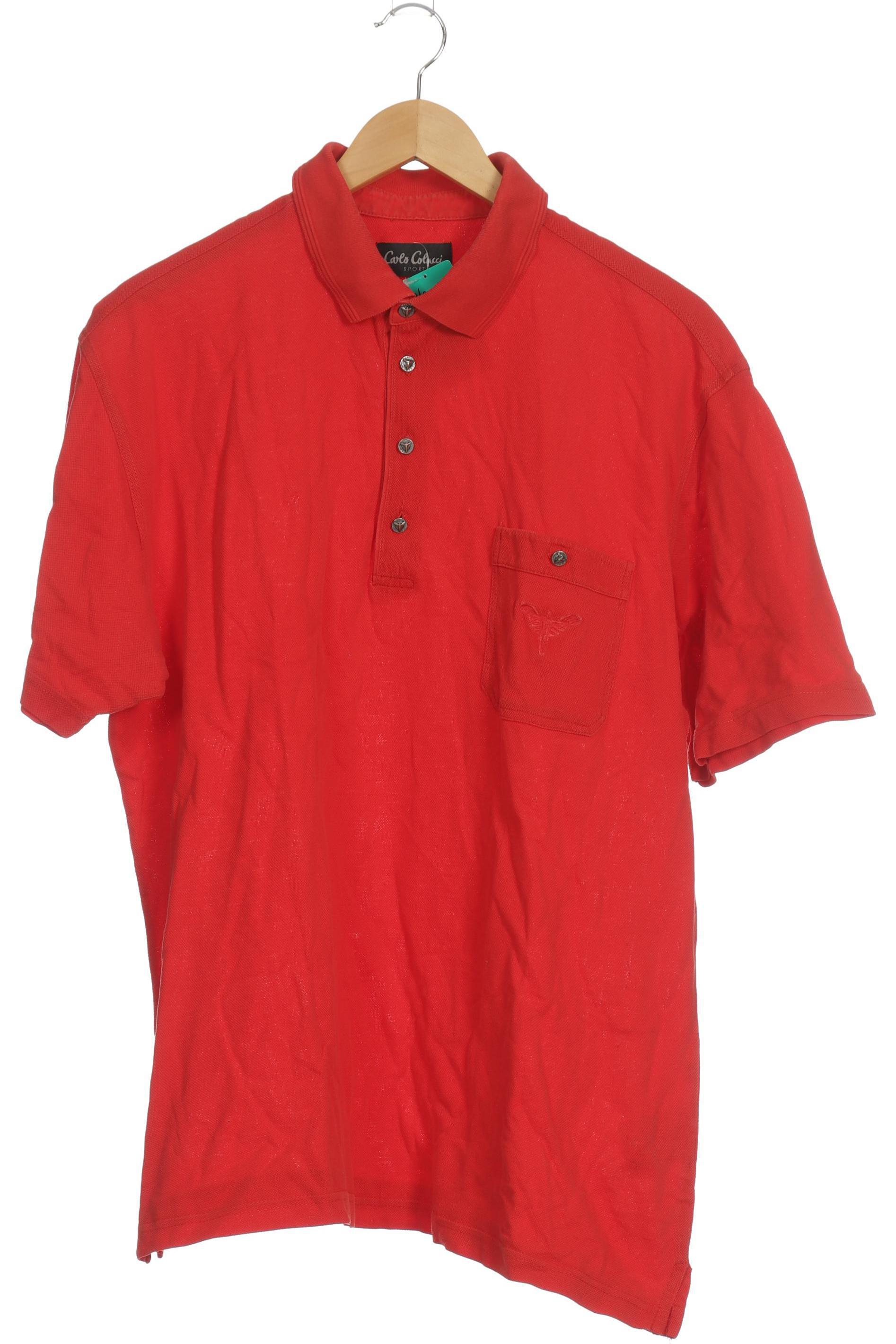Thumbnail - Carlo Colucci Herren Poloshirt, rot, Gr.