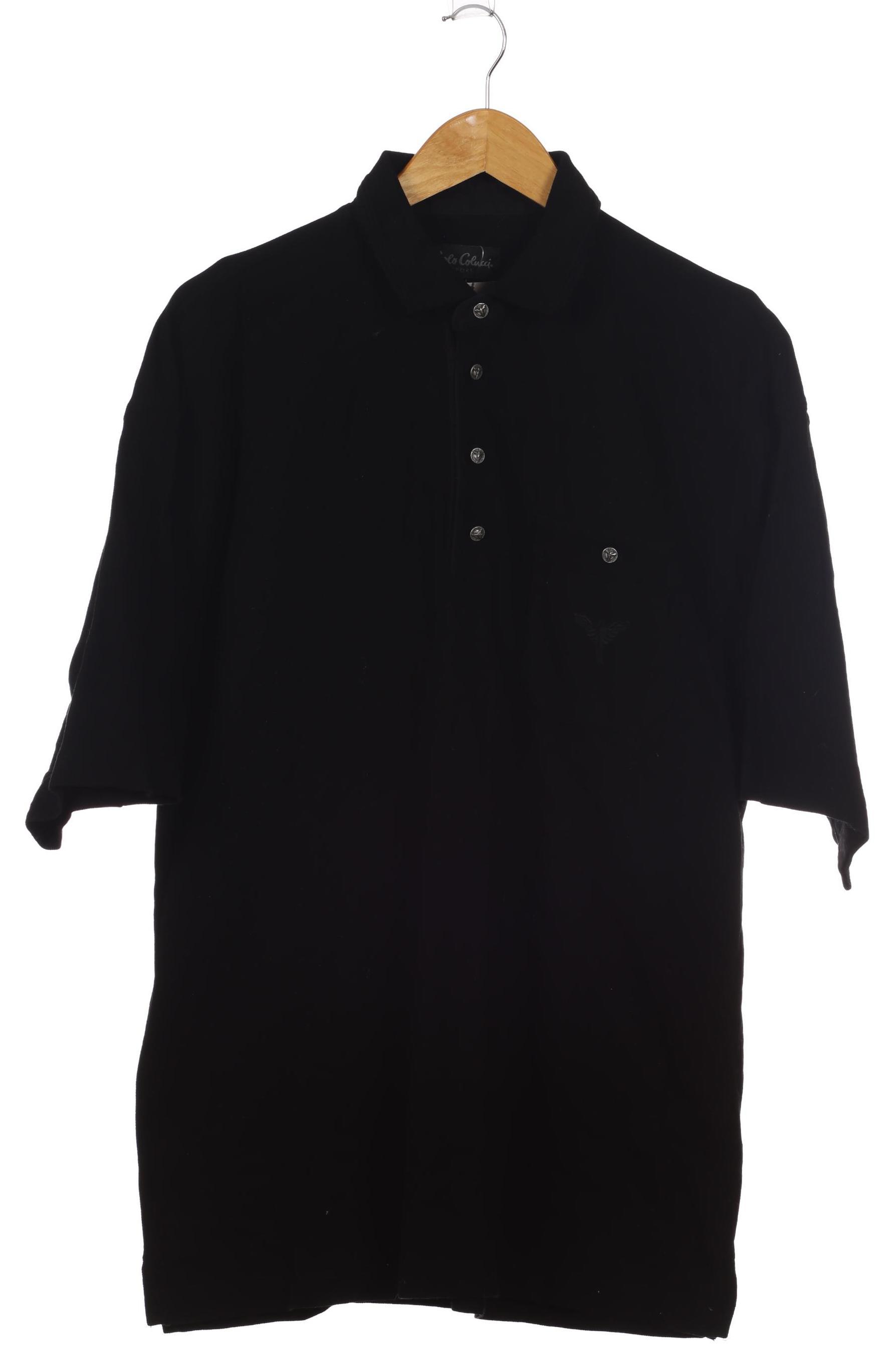 Thumbnail - Carlo Colucci Herren Poloshirt, schwarz, Gr.