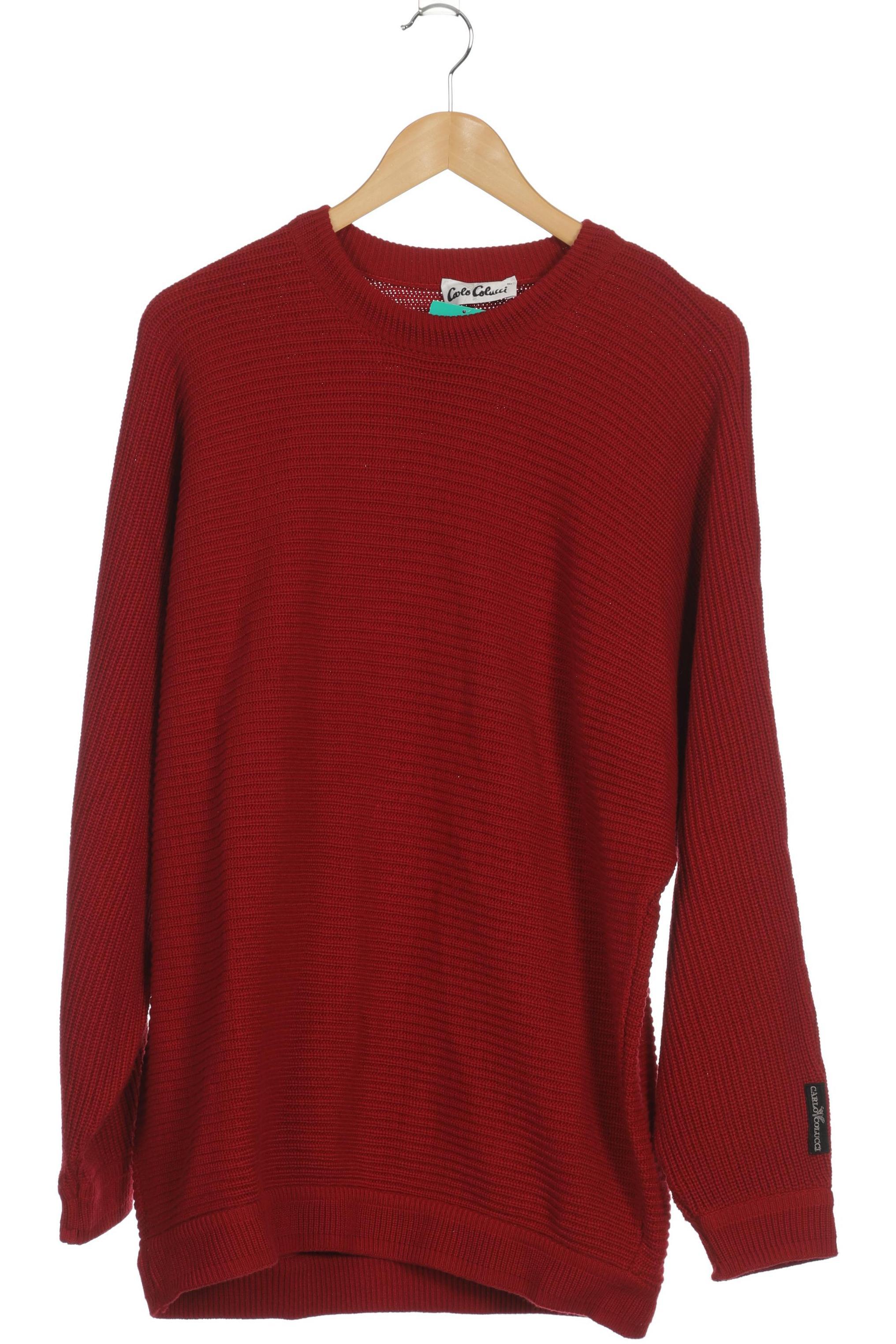 

Carlo Colucci Herren Pullover, rot, Gr. 50