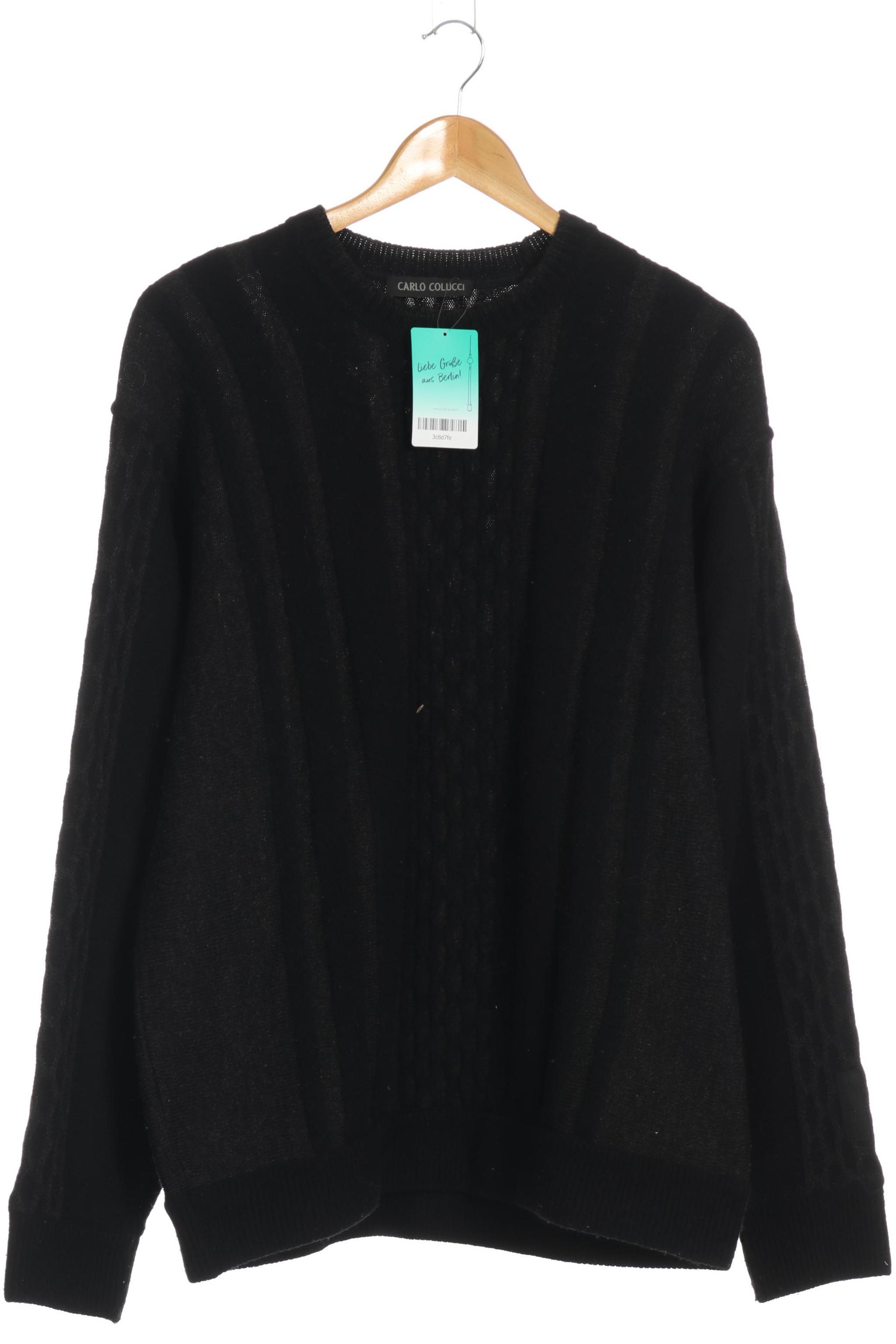 

Carlo Colucci Herren Pullover, schwarz, Gr. 54