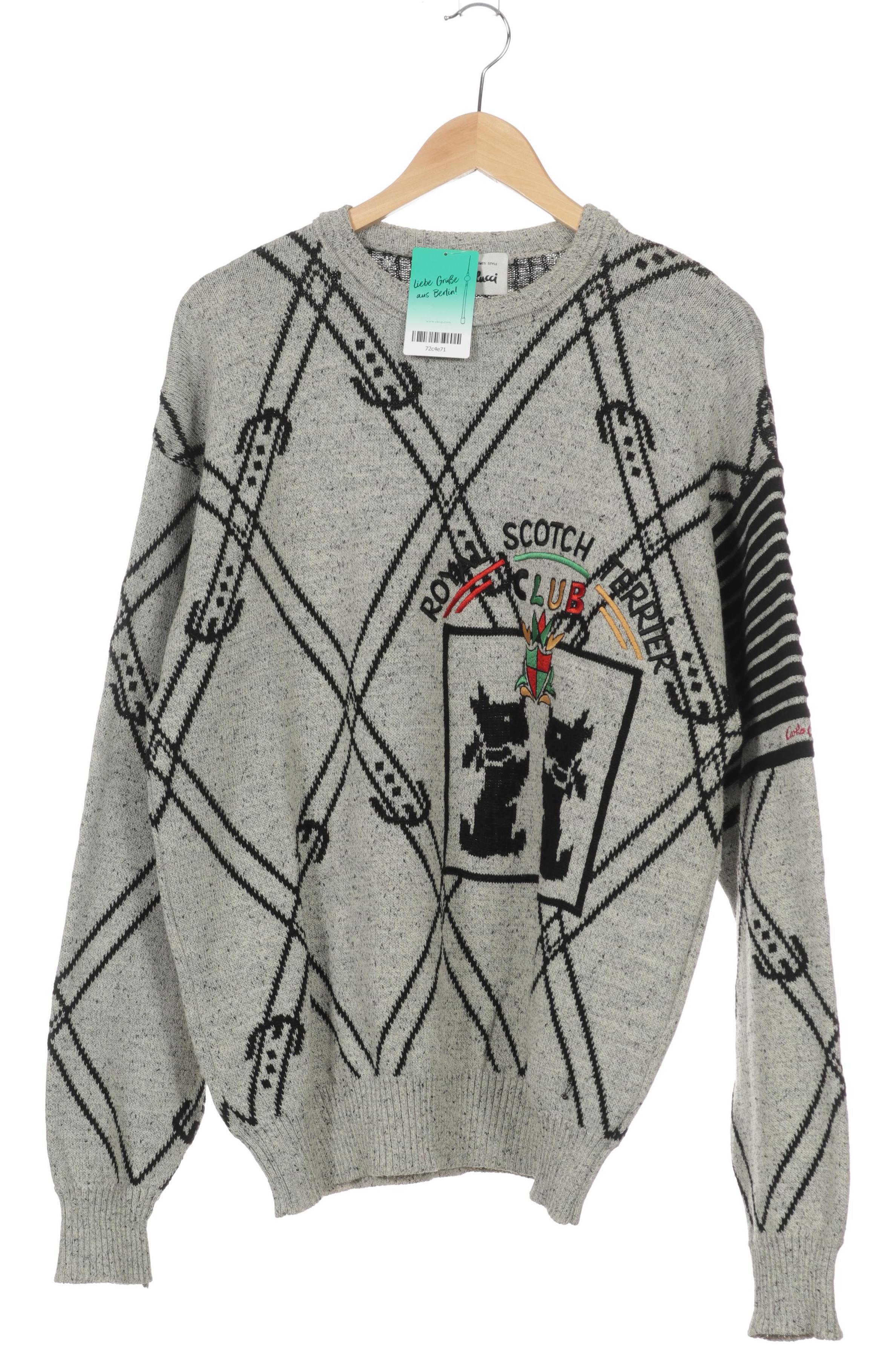 

Carlo Colucci Herren Pullover, grau, Gr. 52
