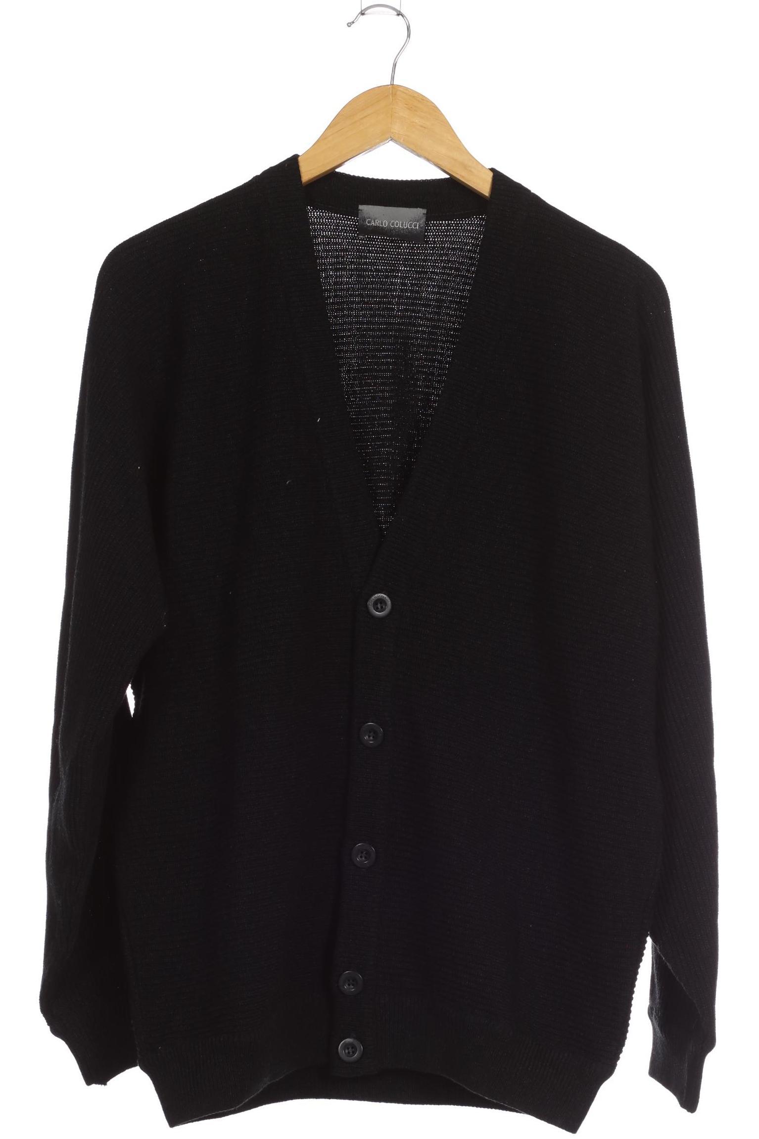 Thumbnail - Carlo Colucci Herren Strickjacke, schwarz, Gr. 50