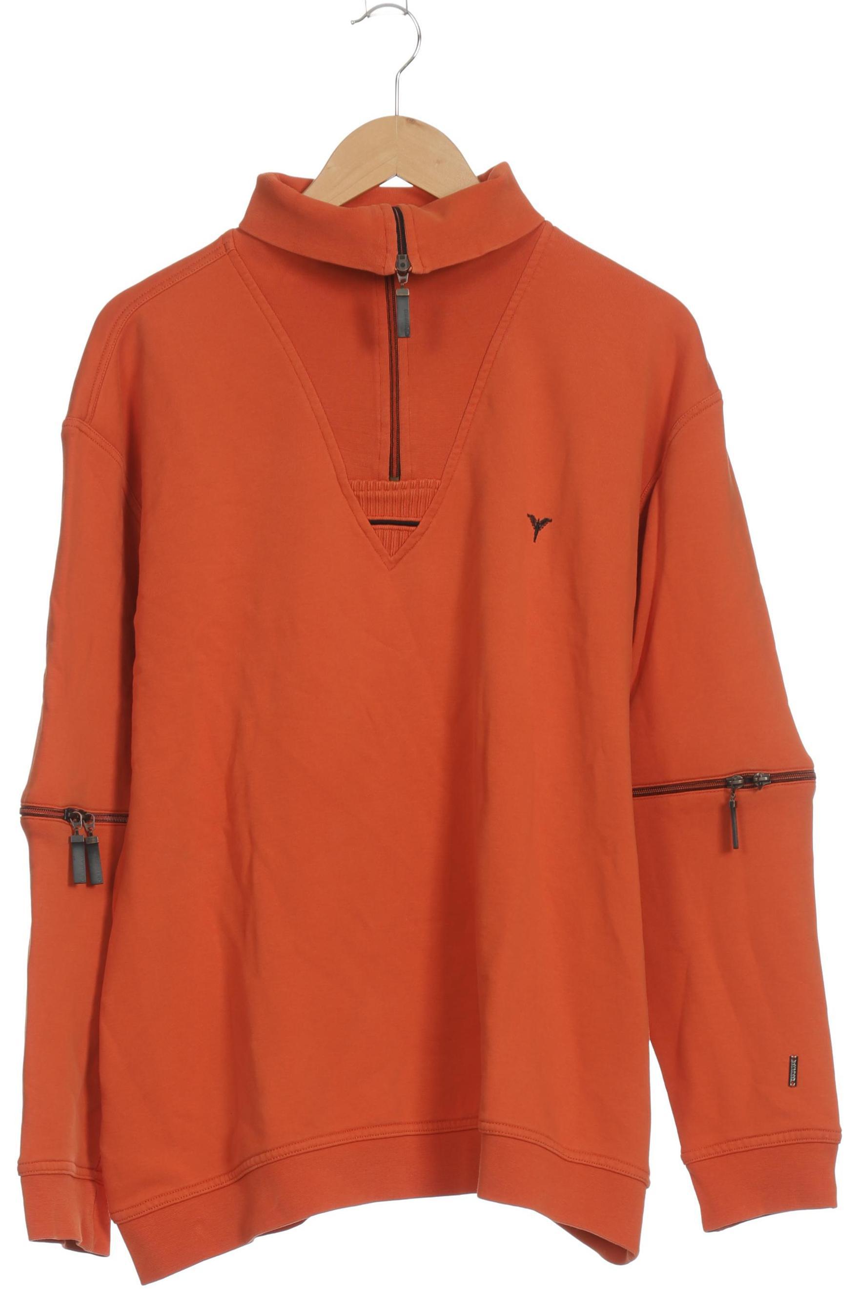 

Carlo Colucci Herren Sweatshirt, orange, Gr.