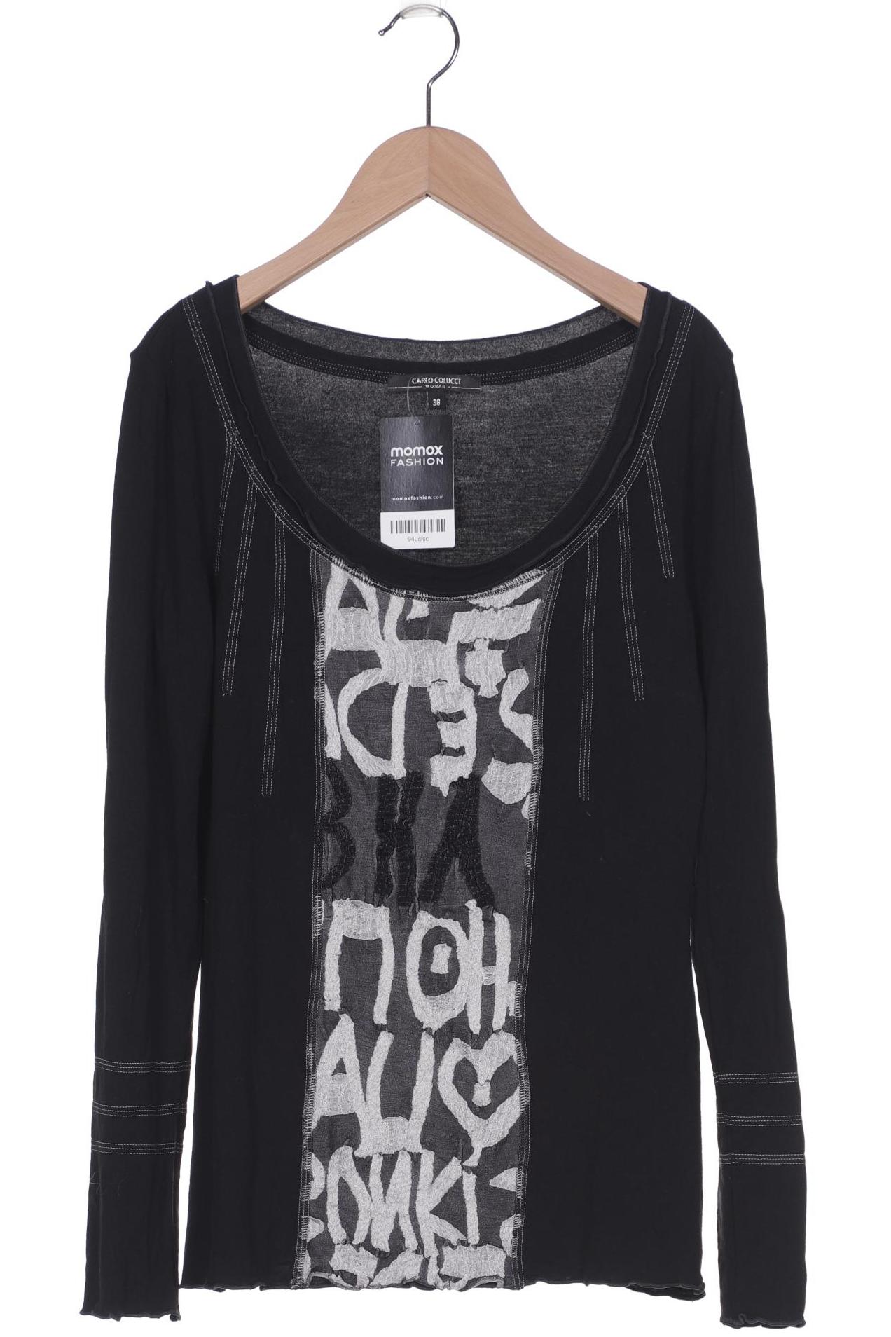 

Carlo Colucci Damen Langarmshirt, schwarz