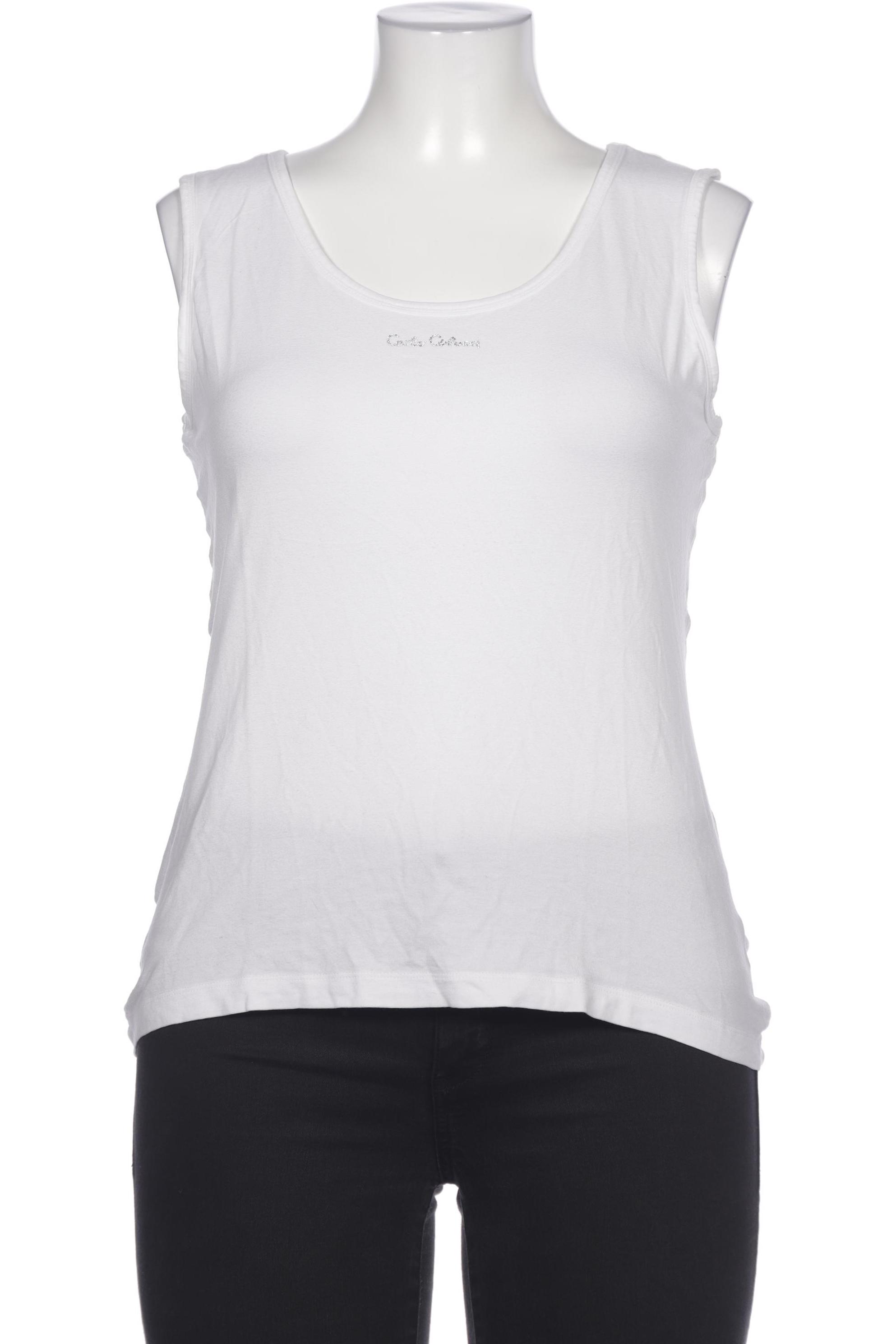 

Carlo Colucci Damen Top, weiß