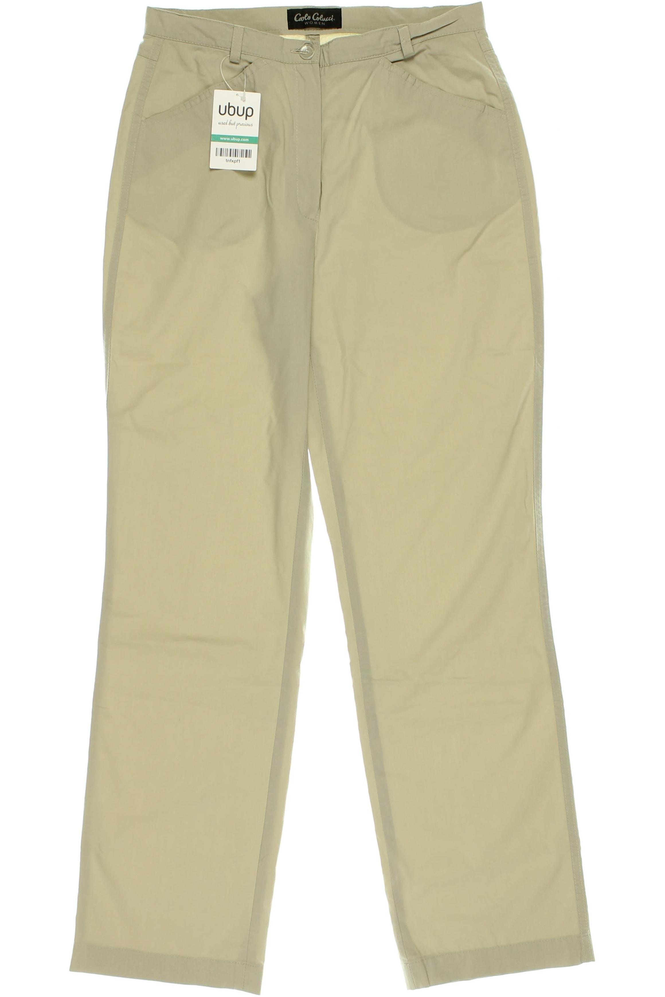 Thumbnail - Carlo Colucci Damen Stoffhose, beige, Gr. 40