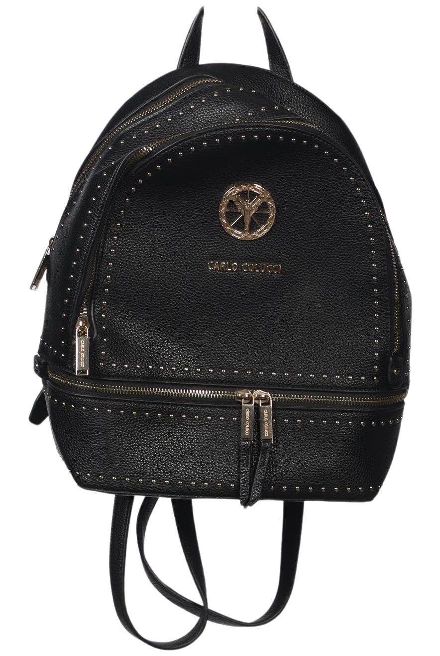 

Carlo Colucci Damen Rucksack, schwarz, Gr.
