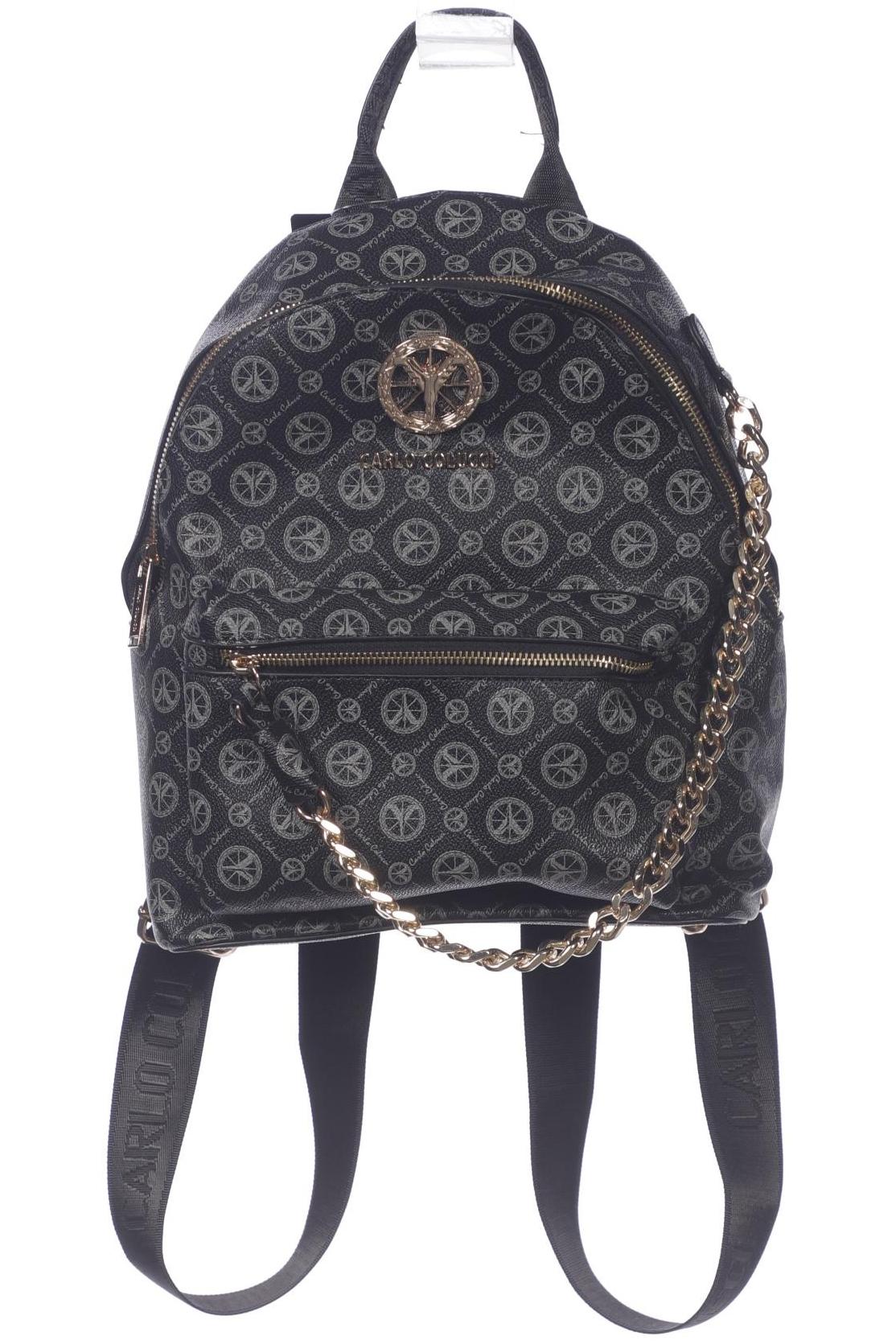 

Carlo Colucci Damen Rucksack, schwarz, Gr.