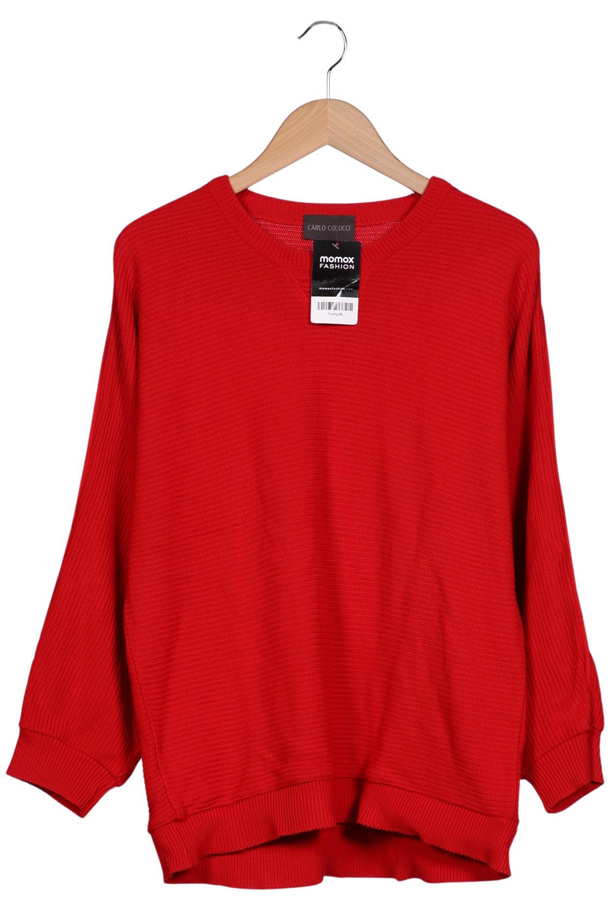 

Carlo Colucci Damen Pullover, rot, Gr. 46