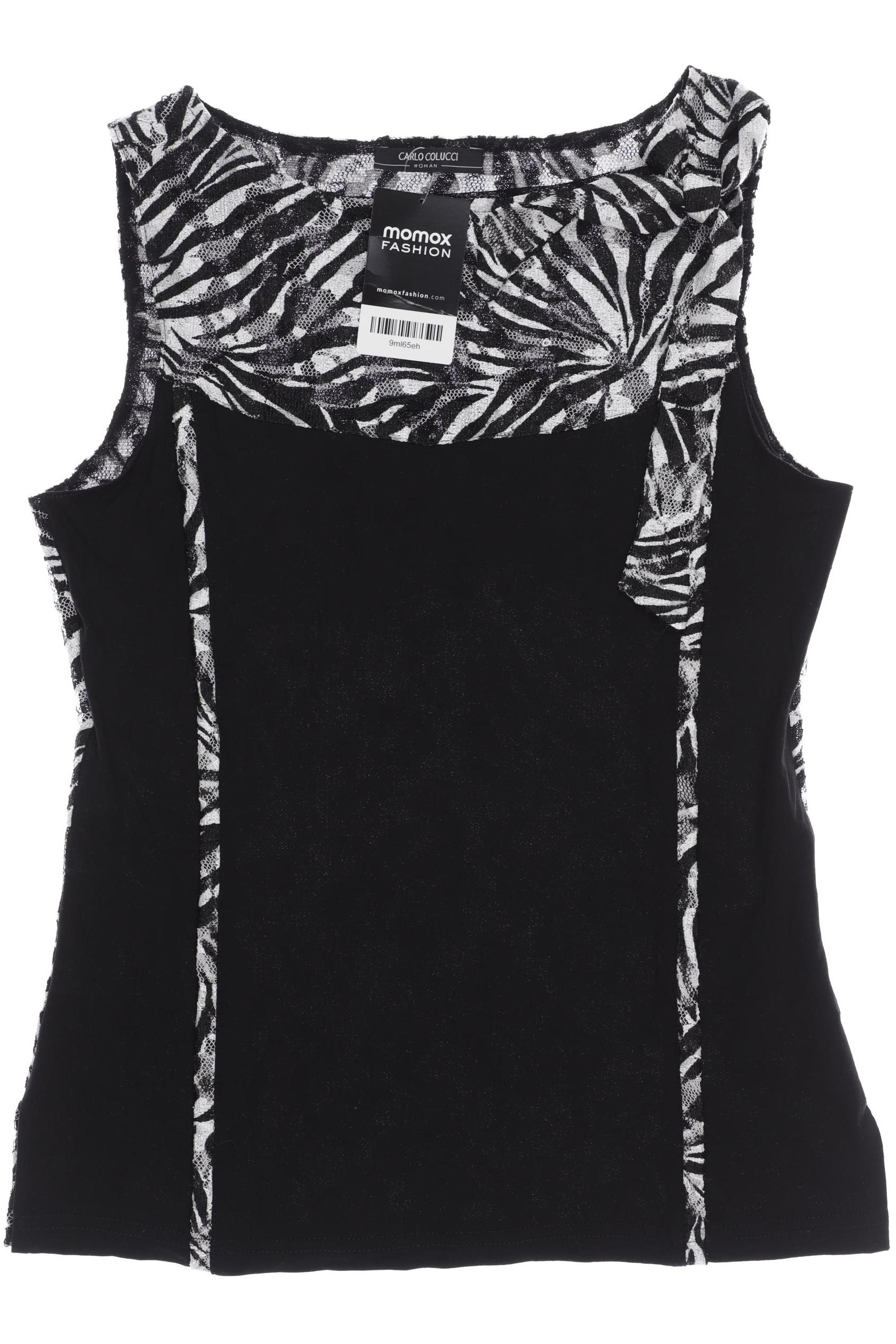 

Carlo Colucci Damen Top, schwarz