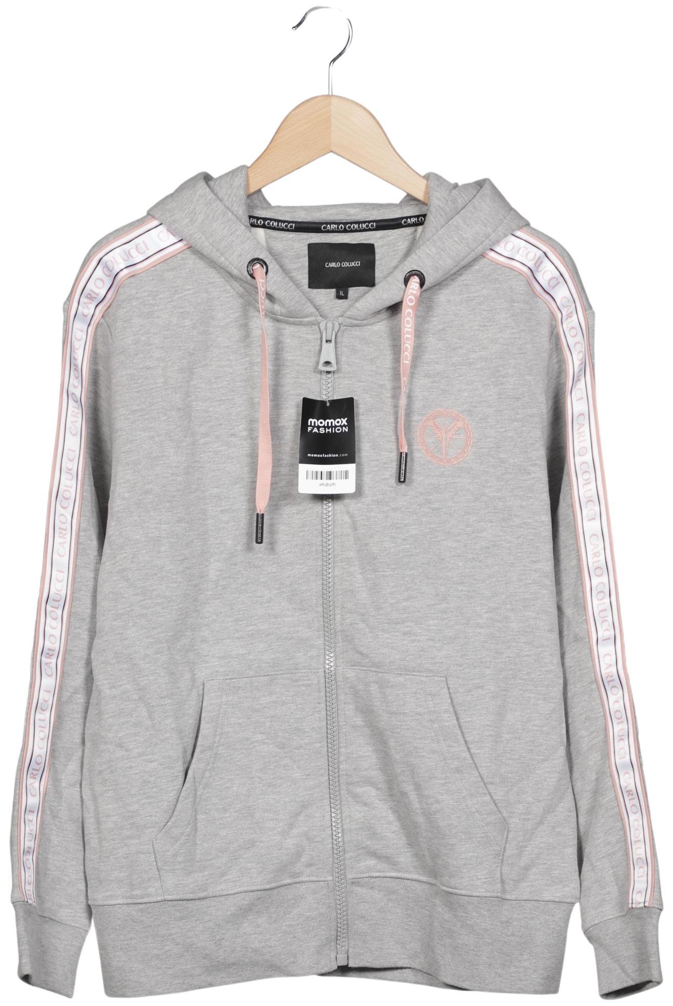 

Carlo Colucci Damen Kapuzenpullover, grau, Gr. 44