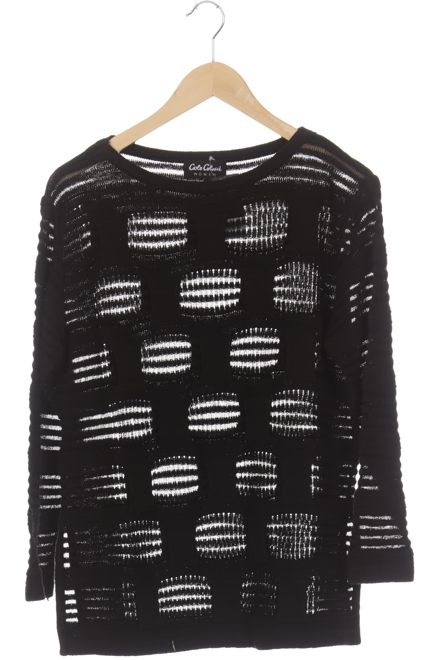 

Carlo Colucci Damen Pullover, schwarz, Gr.
