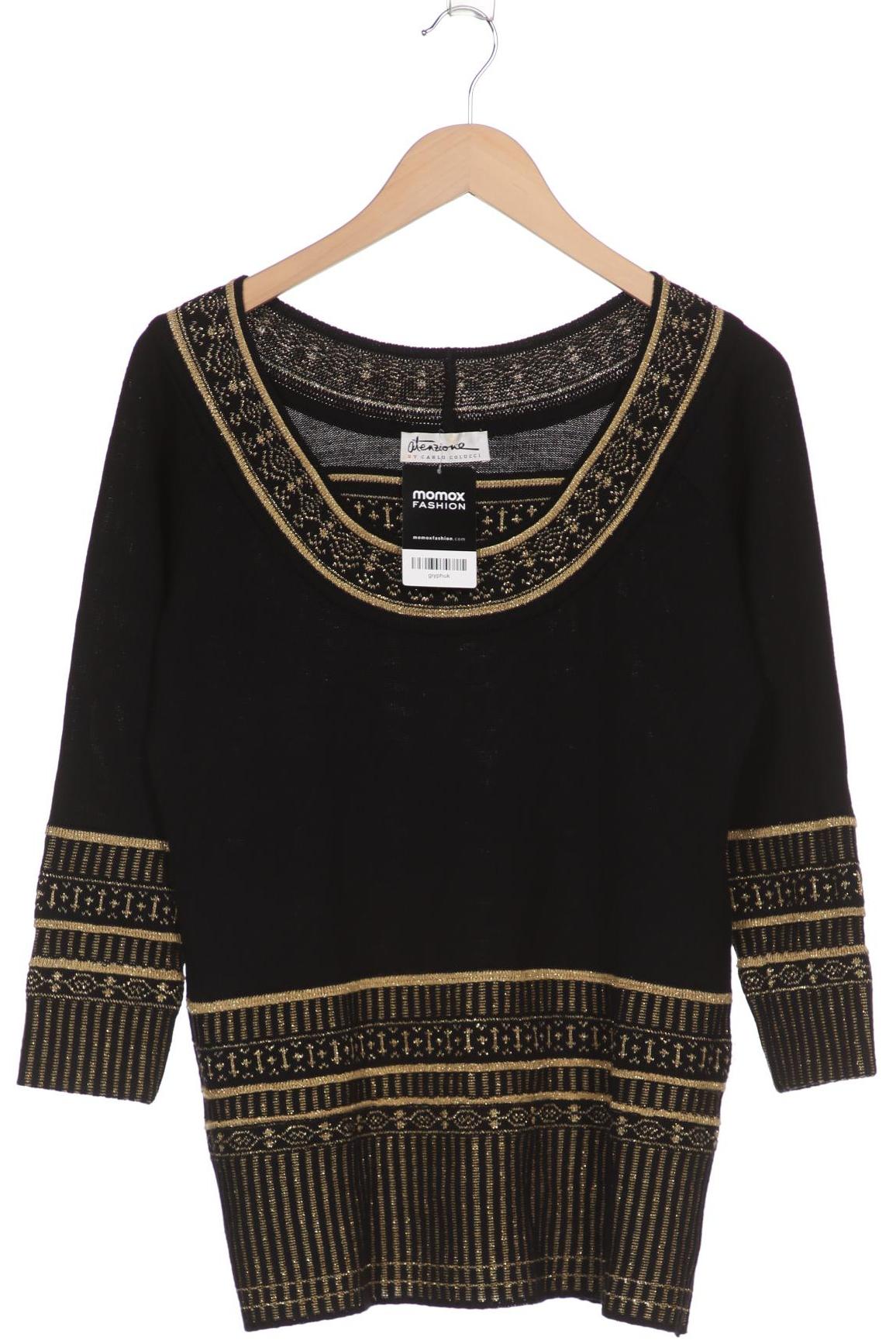 

Carlo Colucci Damen Pullover, schwarz