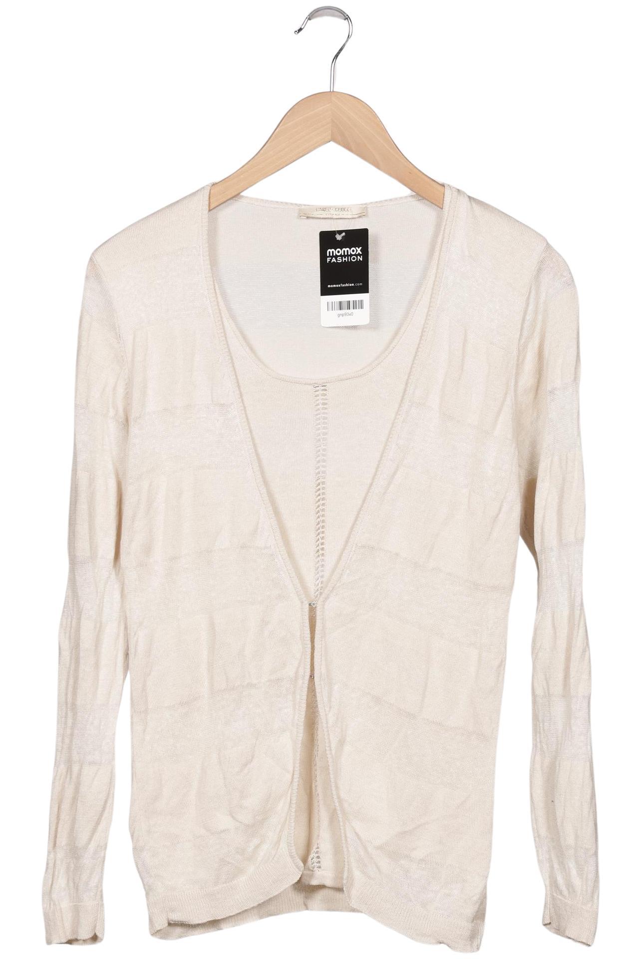 

Carlo Colucci Damen Strickjacke, cremeweiß, Gr. 38