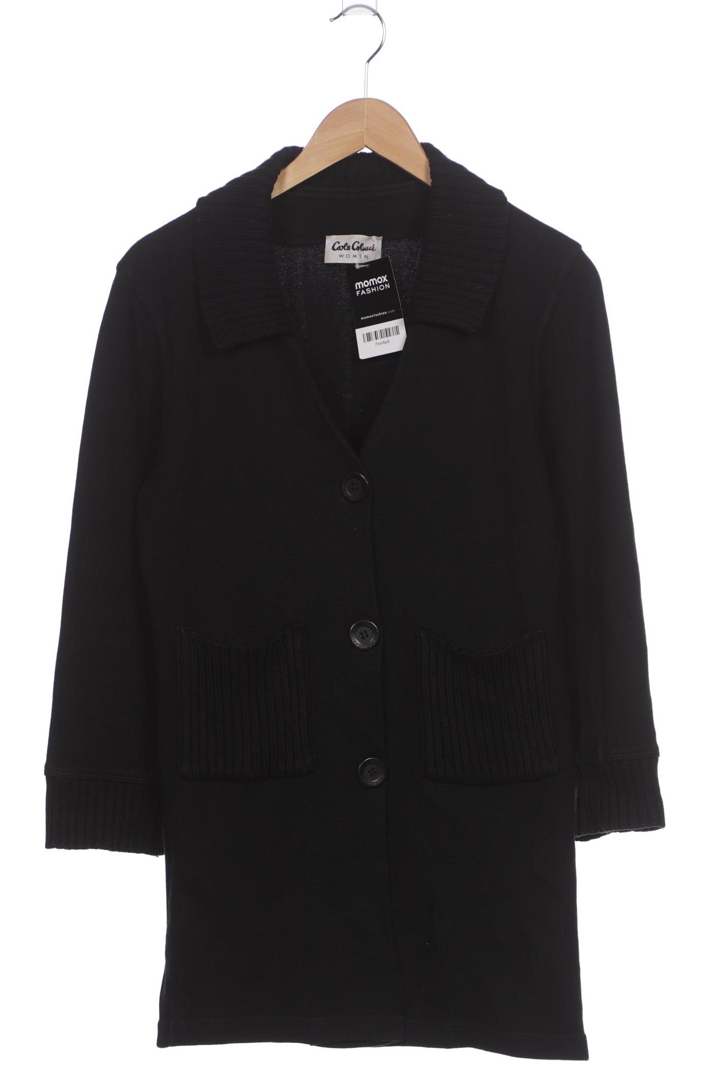 

Carlo Colucci Damen Strickjacke, schwarz, Gr. 42