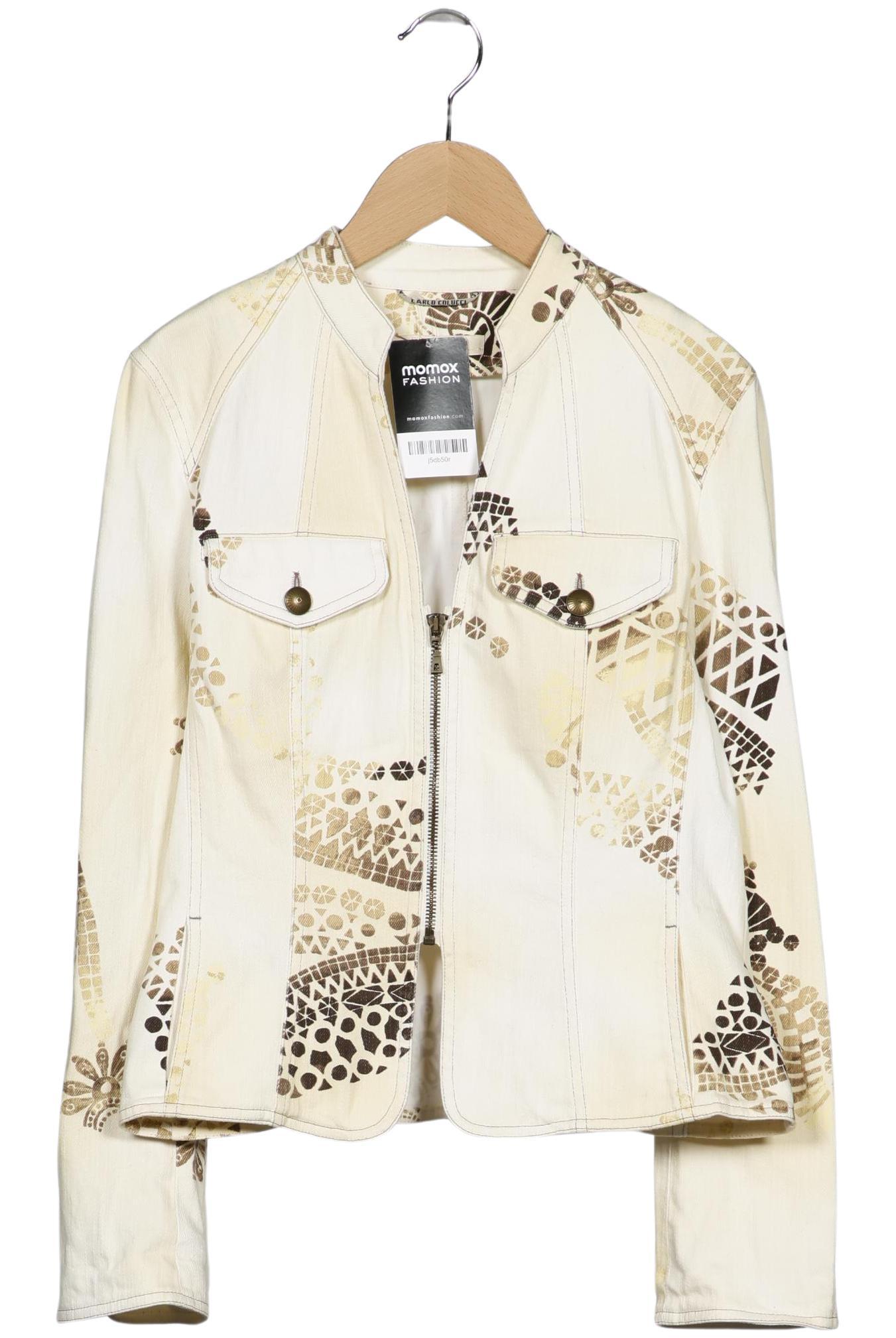 

Carlo Colucci Damen Jacke, cremeweiß, Gr. 36