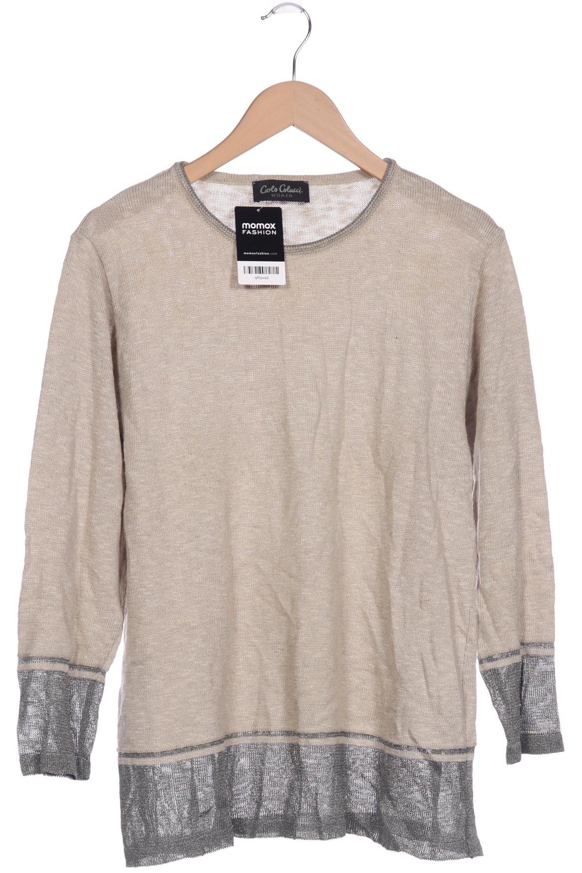

Carlo Colucci Damen Pullover, beige, Gr. 40