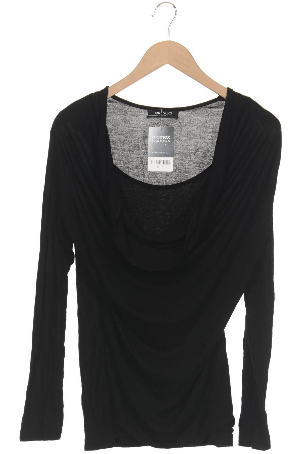 

Carlo Colucci Damen Langarmshirt, schwarz, Gr. 40