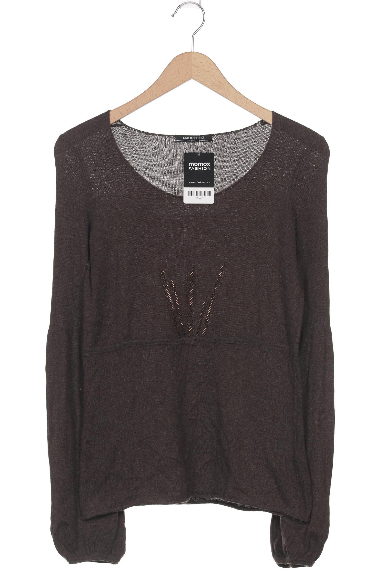 

Carlo Colucci Damen Pullover, braun, Gr. 38