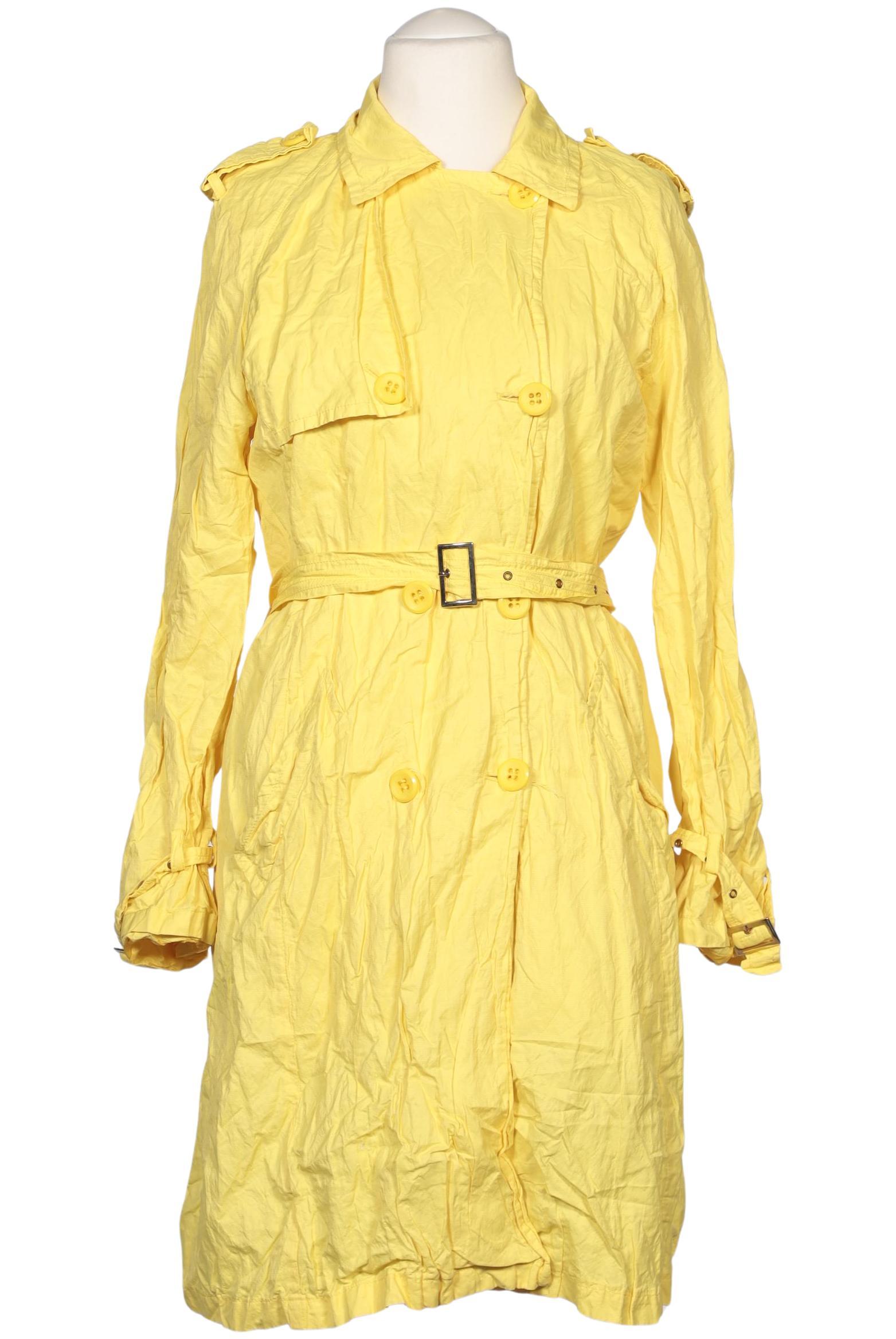 

Carlo Colucci Damen Mantel, gelb, Gr. 42