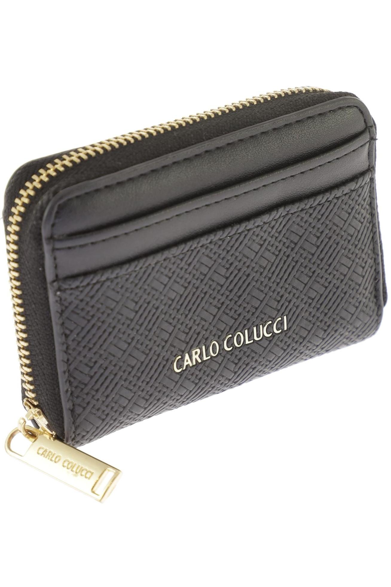 

Carlo Colucci Damen Portemonnaie, schwarz, Gr.