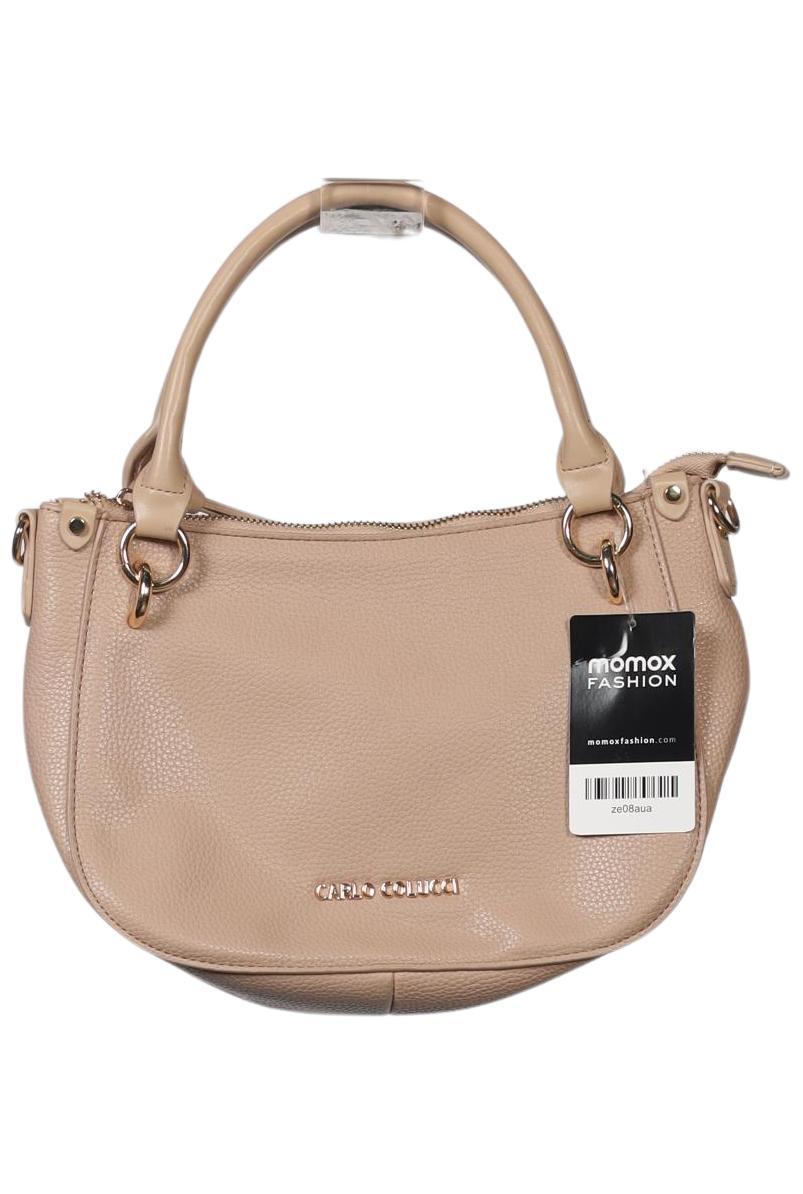 

Carlo Colucci Damen Handtasche, beige, Gr.