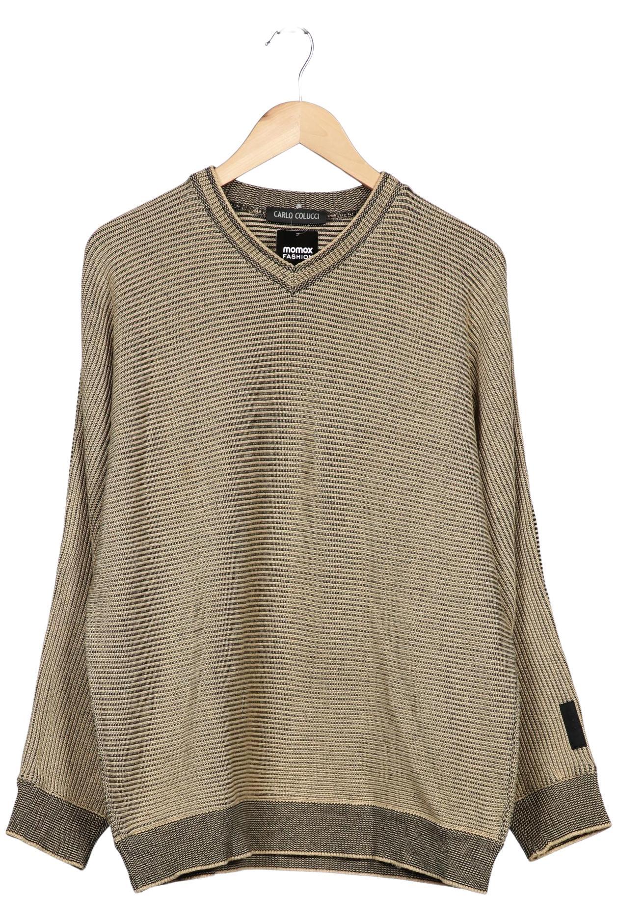 

Carlo Colucci Herren Pullover, beige, Gr. 52