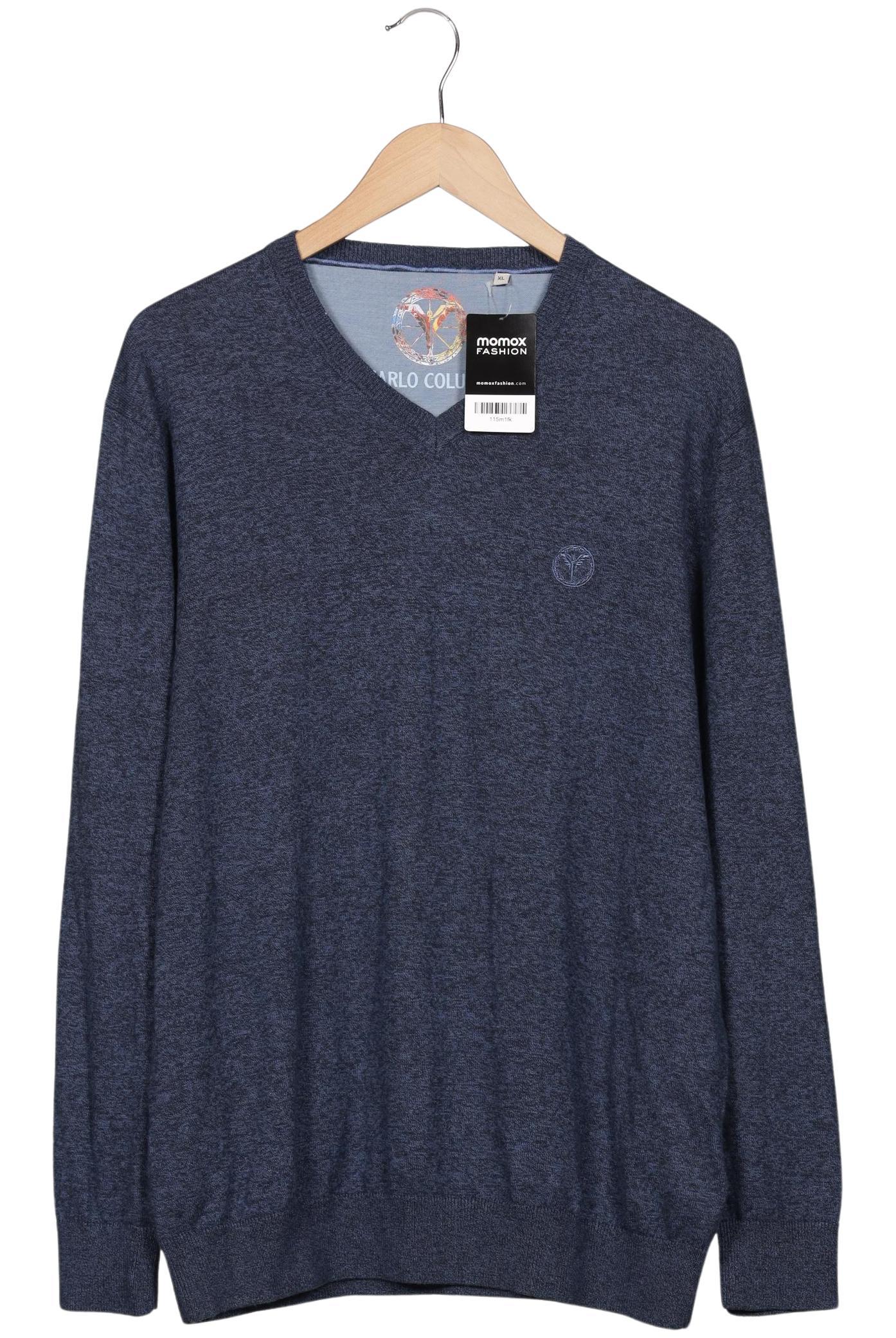 

Carlo Colucci Herren Pullover, marineblau, Gr. 54